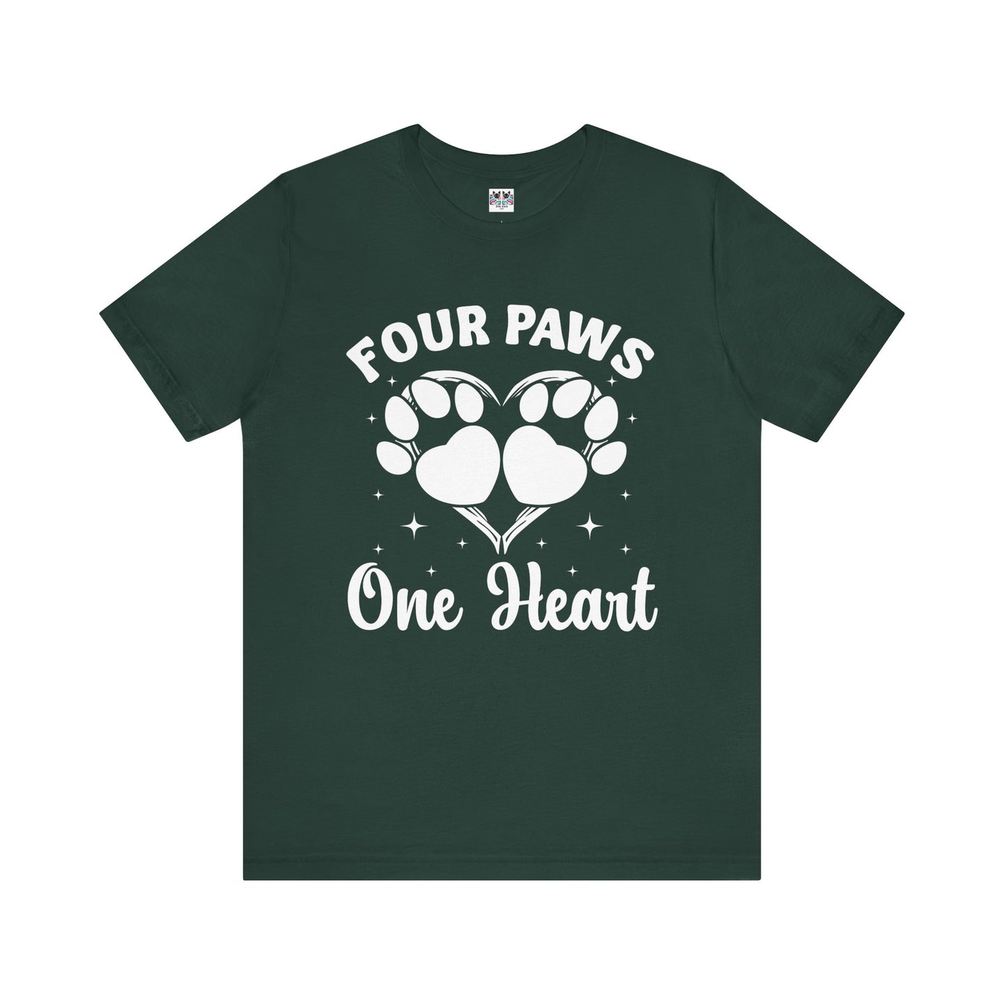 Four Paws, One Heart T-Shirt