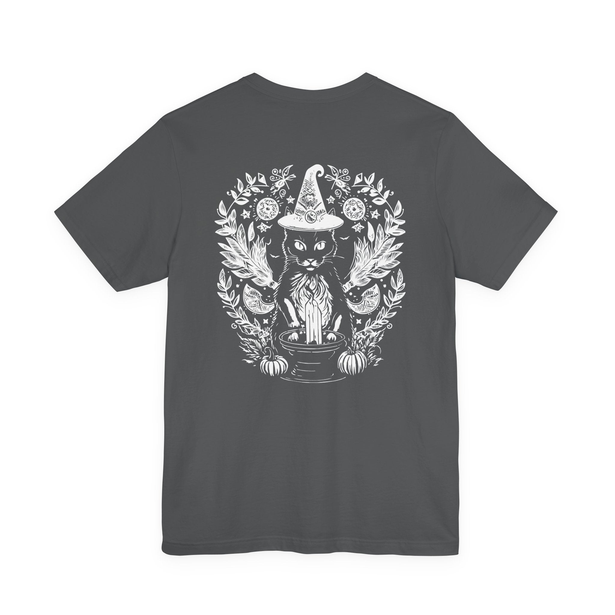 Witchy Black Cat Moon Candle Magic T-Shirt