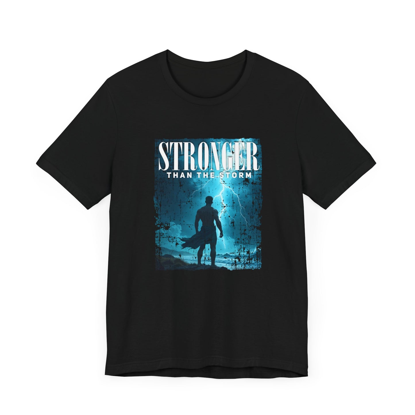Stronger than the Storm Tee, Mental Strength Shirt, Resilience Affirmation Tee, Encouragement Graphic Top, Tough Times Gift