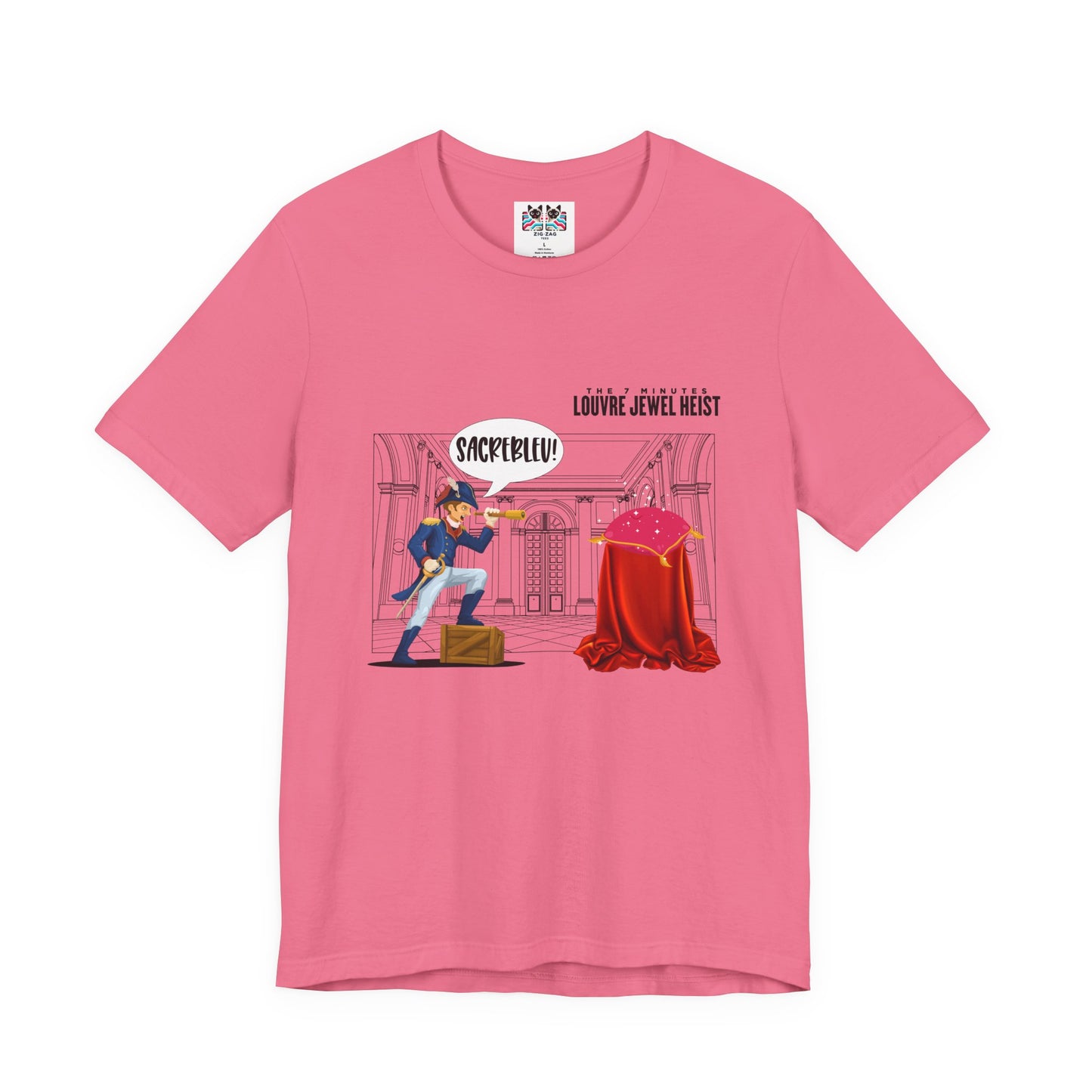 The 7 Minutes Louvre Jewel Heist – Sacrebleu! Paris Museum Caper T-Shirt