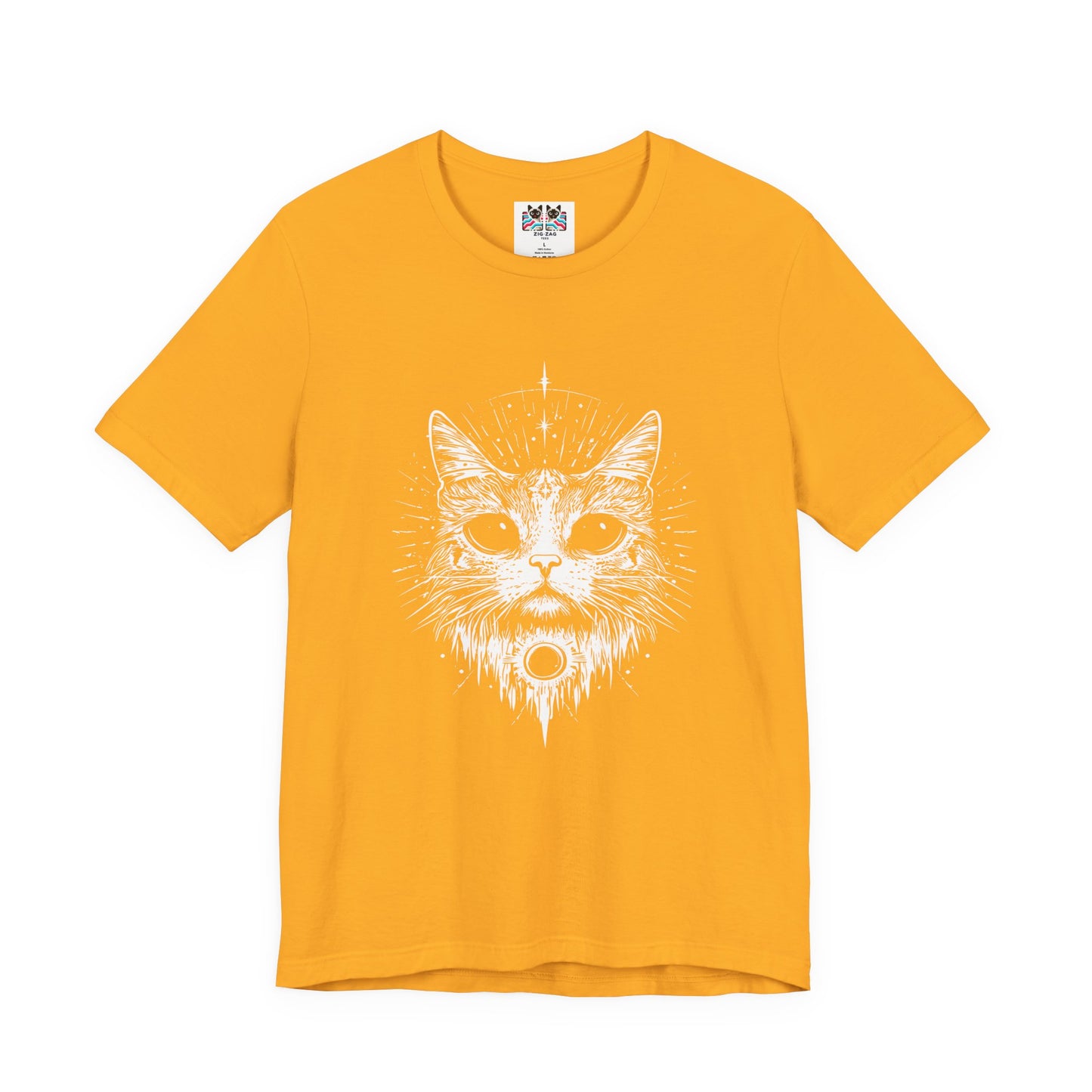 Mystic Moon Cat and Magic Mushrooms T-Shirt