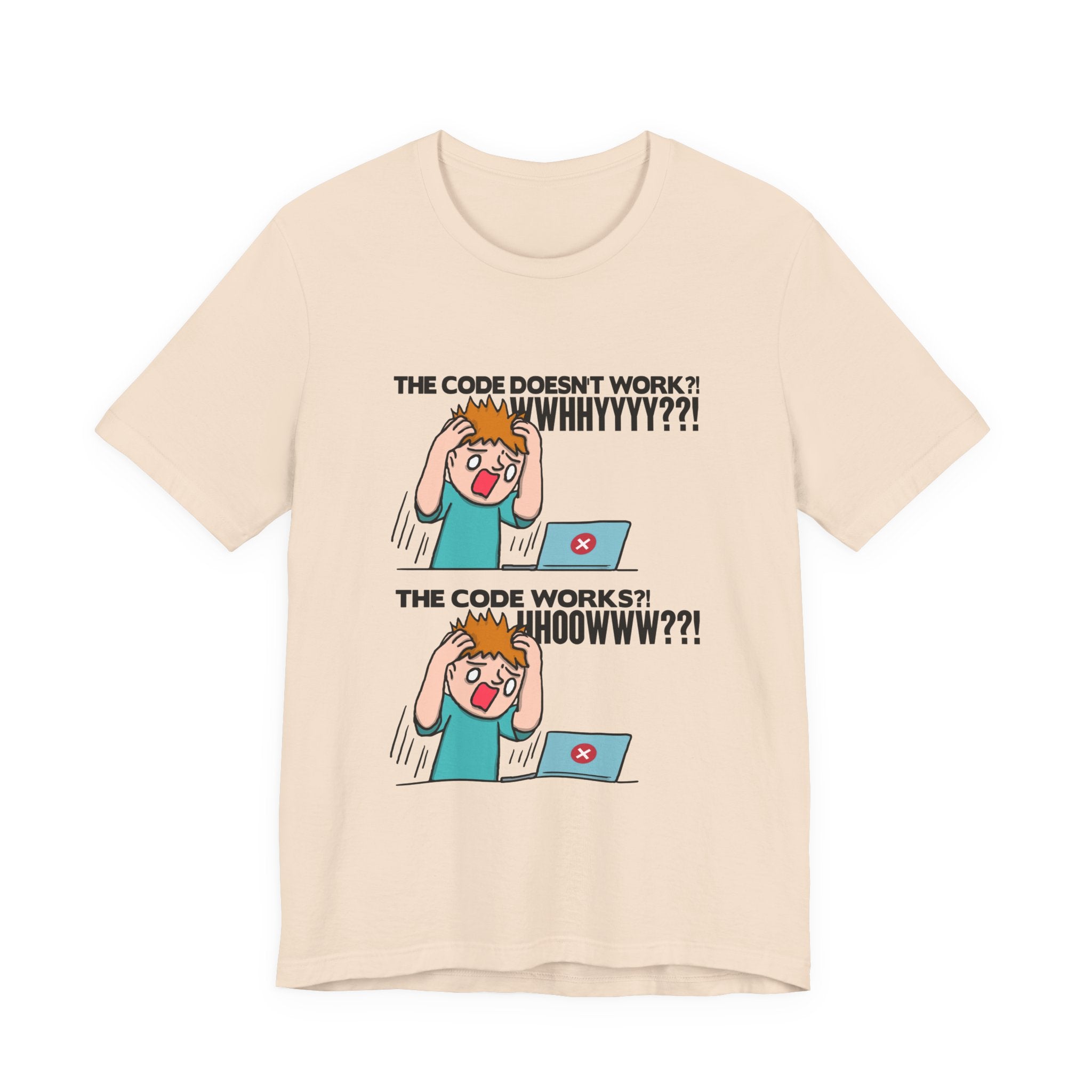 Code Works Confusion Funny Programmer T-Shirt