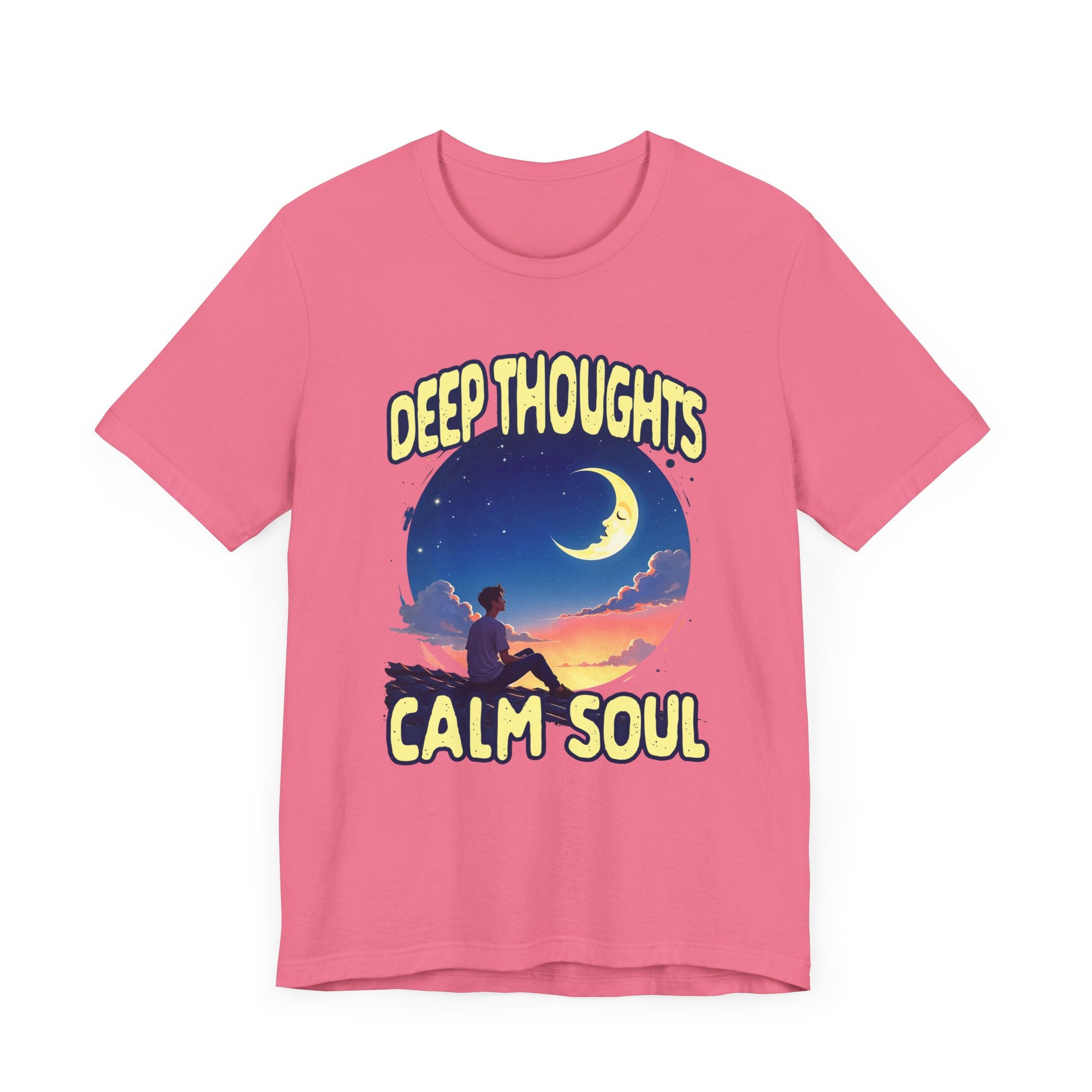 Midnight Thoughts Shirt Deep Thinker Aesthetic Tee for Overthinkers Night Owls Poets and Anyone Whose Mind Comes Alive After Dark