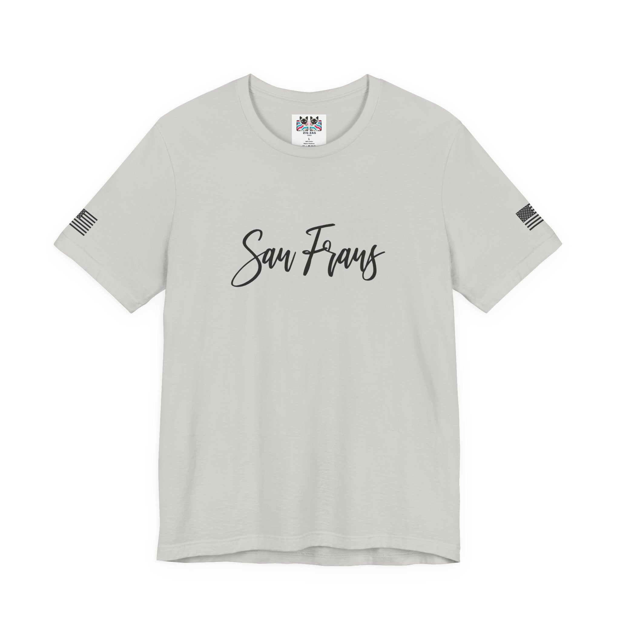 San Frans Script T-Shirt – Cursive Handwriting Style San Francisco Tee