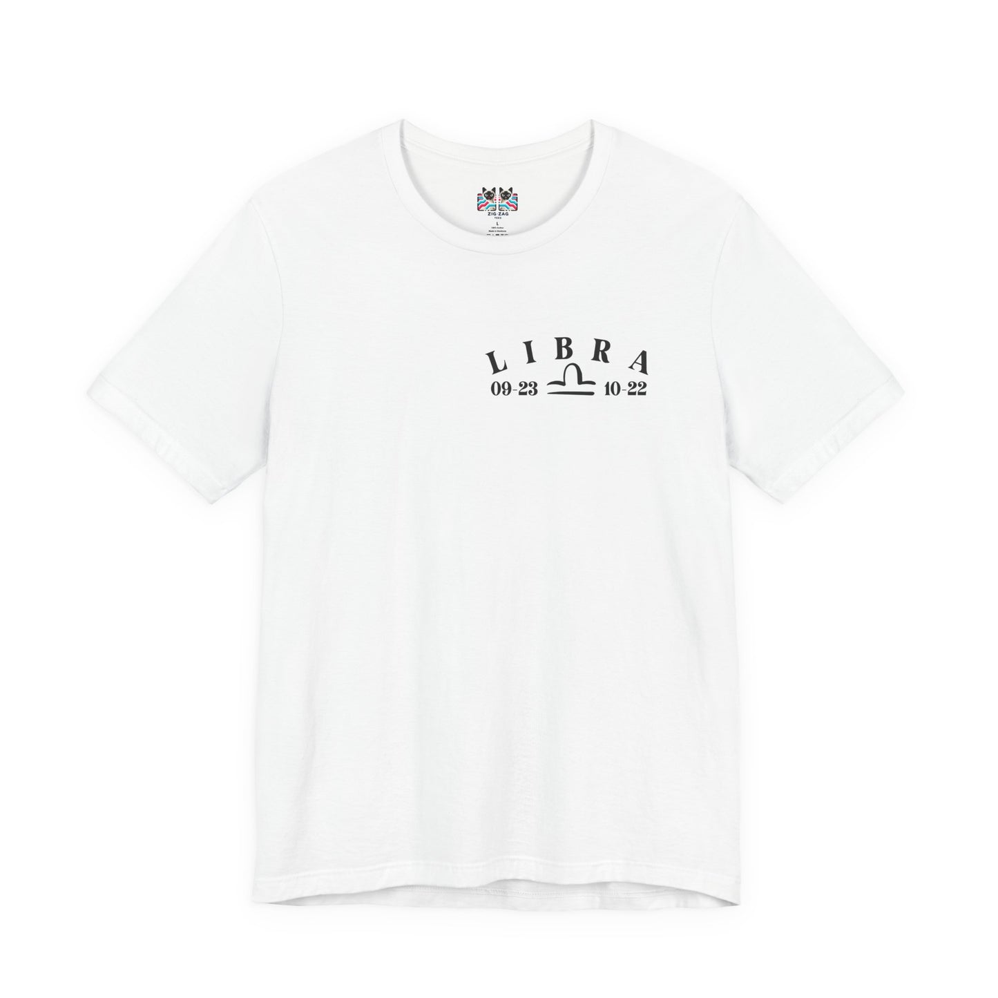 Libra Constellation & Floral Zodiac T-Shirt – September 23 to October 22