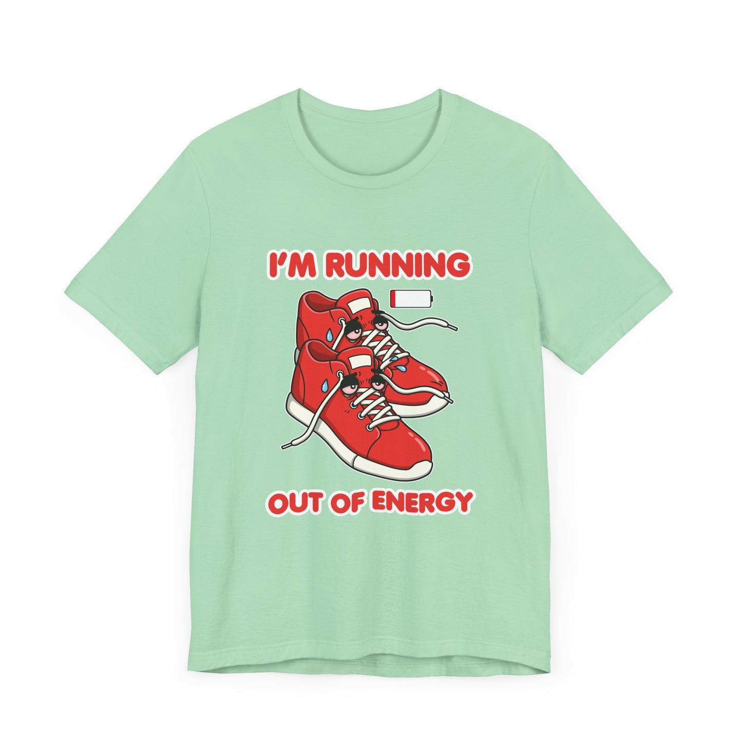 The Only Thing I Run Is Out of Patience Tee, Lazy Humor Shirt, Anti Fitness Graphic Tee, Sarcastic Energy Gift, No Cardio Top