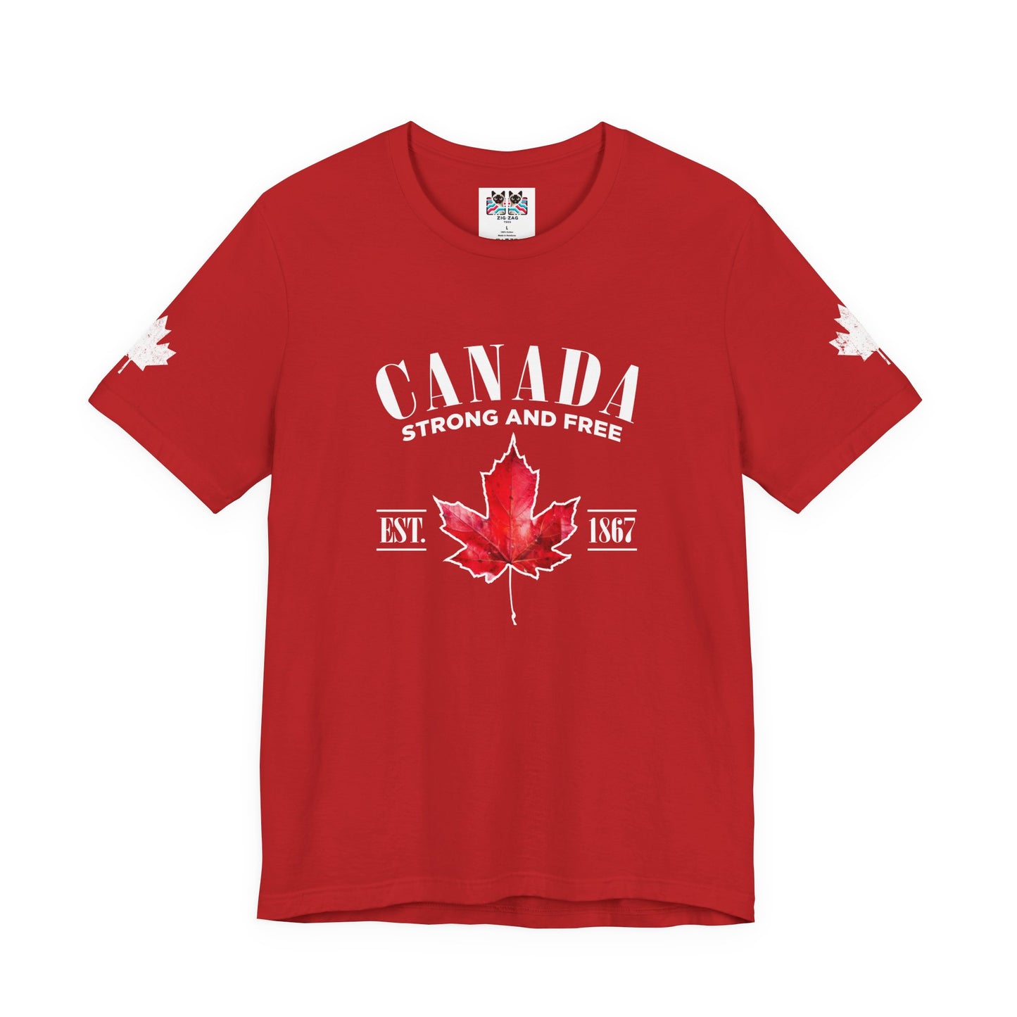 Canada Strong and Free True Maple Heritage [English Only] T-Shirt