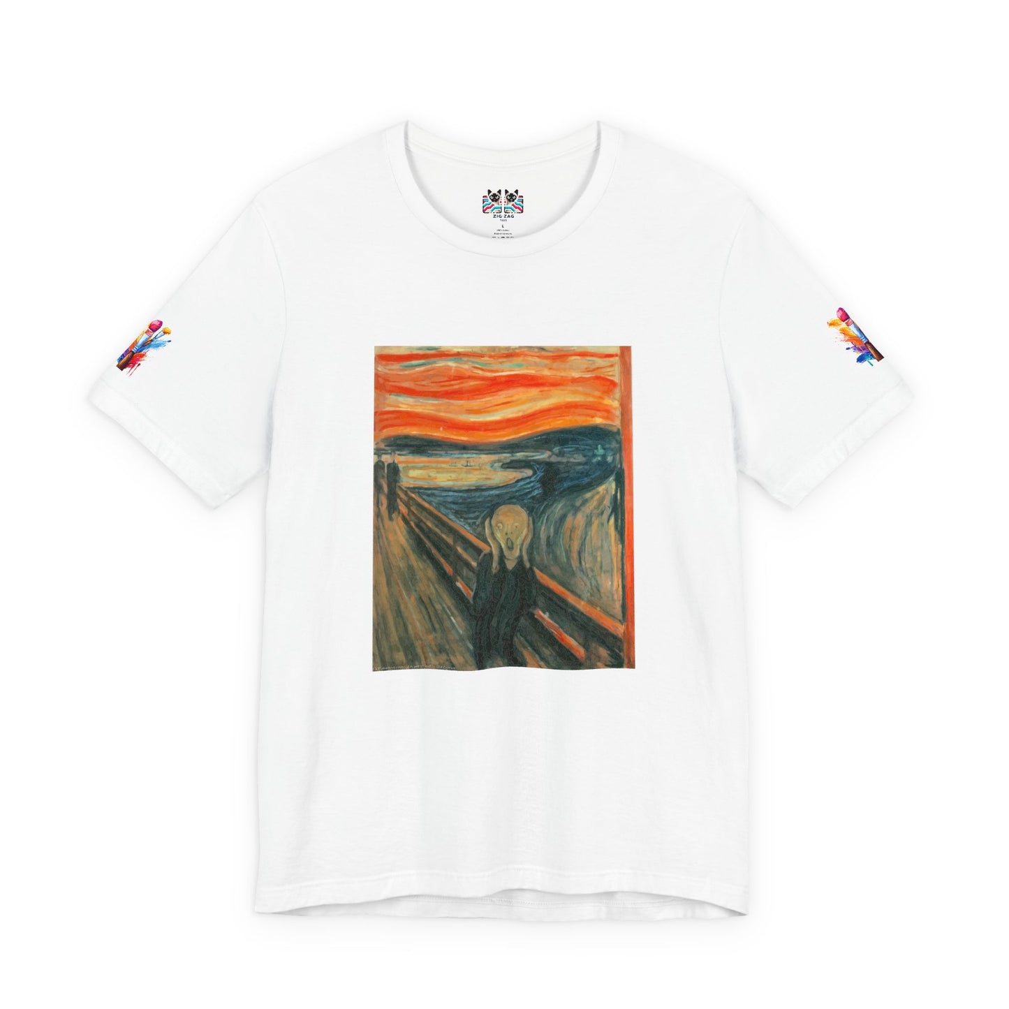 The Scream Art T-Shirt – Edvard Munch Expressionist Masterpiece Graphic Tee