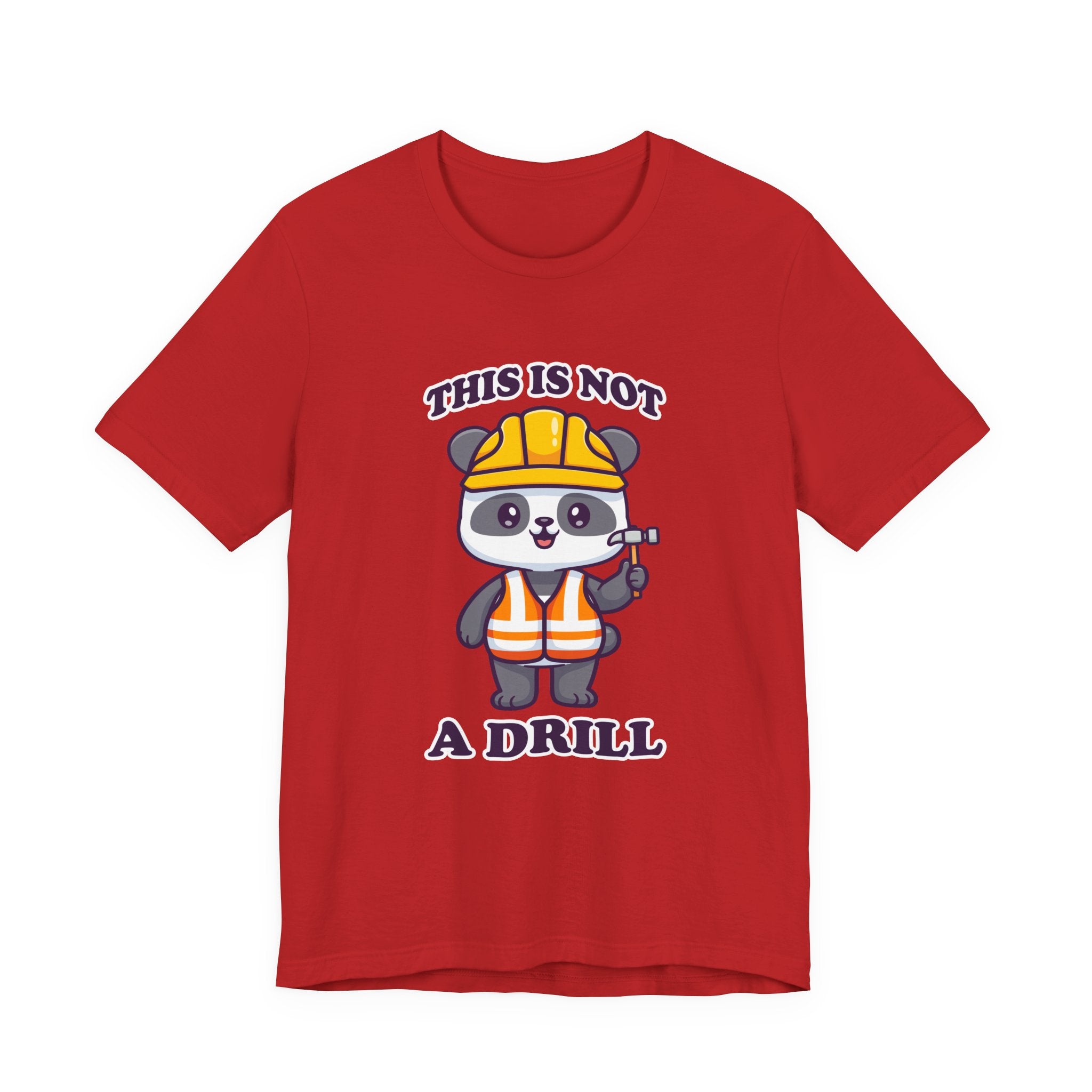 This Is Not a Drill T-Shirt – Cute Puppy Construction Worker Graphic Tee