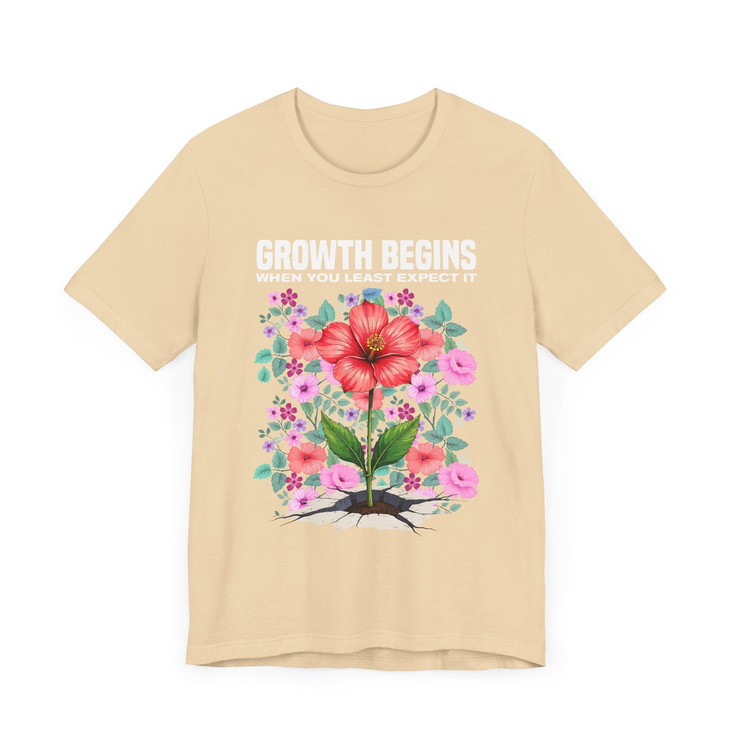 Bloom Where You Are Planted Tee, Inspirational Quote Shirt, Personal Growth Top, Garden Life Tee, Flourish Message Gift