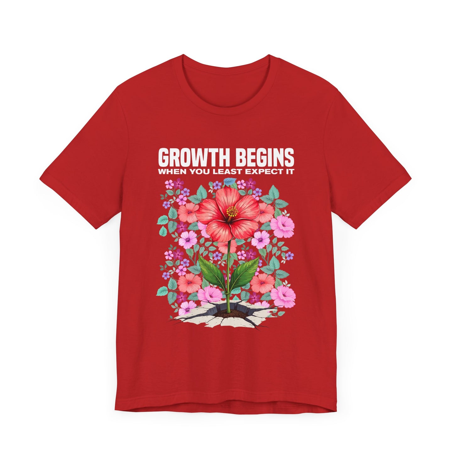 Bloom Where You Are Planted Tee, Inspirational Quote Shirt, Personal Growth Top, Garden Life Tee, Flourish Message Gift