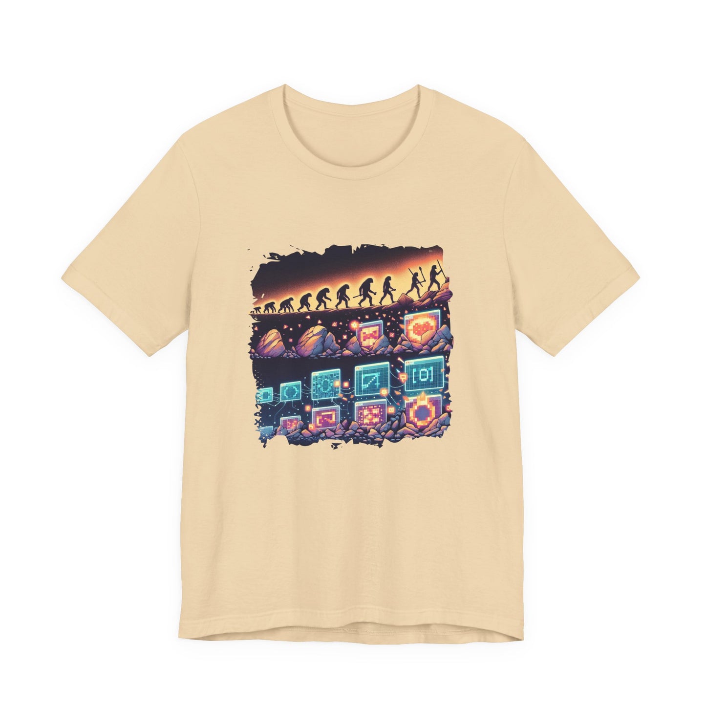 Cave Art to NFTs: The Evolution of Creativity Tshirt