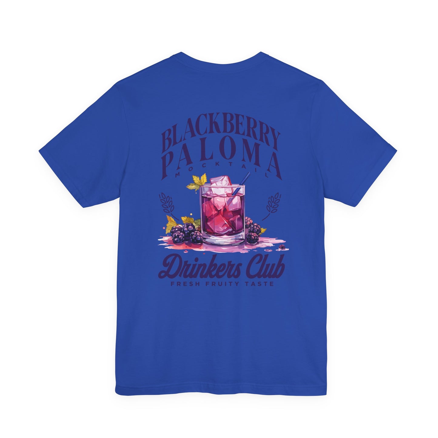 Blackberry Paloma Mocktail Drinkers Club Tshirt – Fresh Fruity Taste
