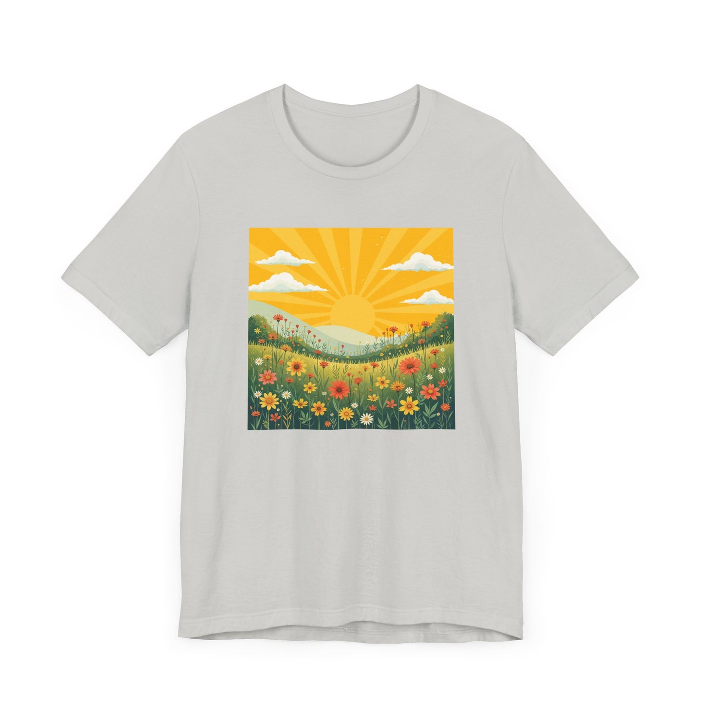 Spring in Full Bloom Tee, Seasonal Vibe Shirt, Floral Mood Top, Happy Growth Graphic Tee, Garden Lover Gift Shirt