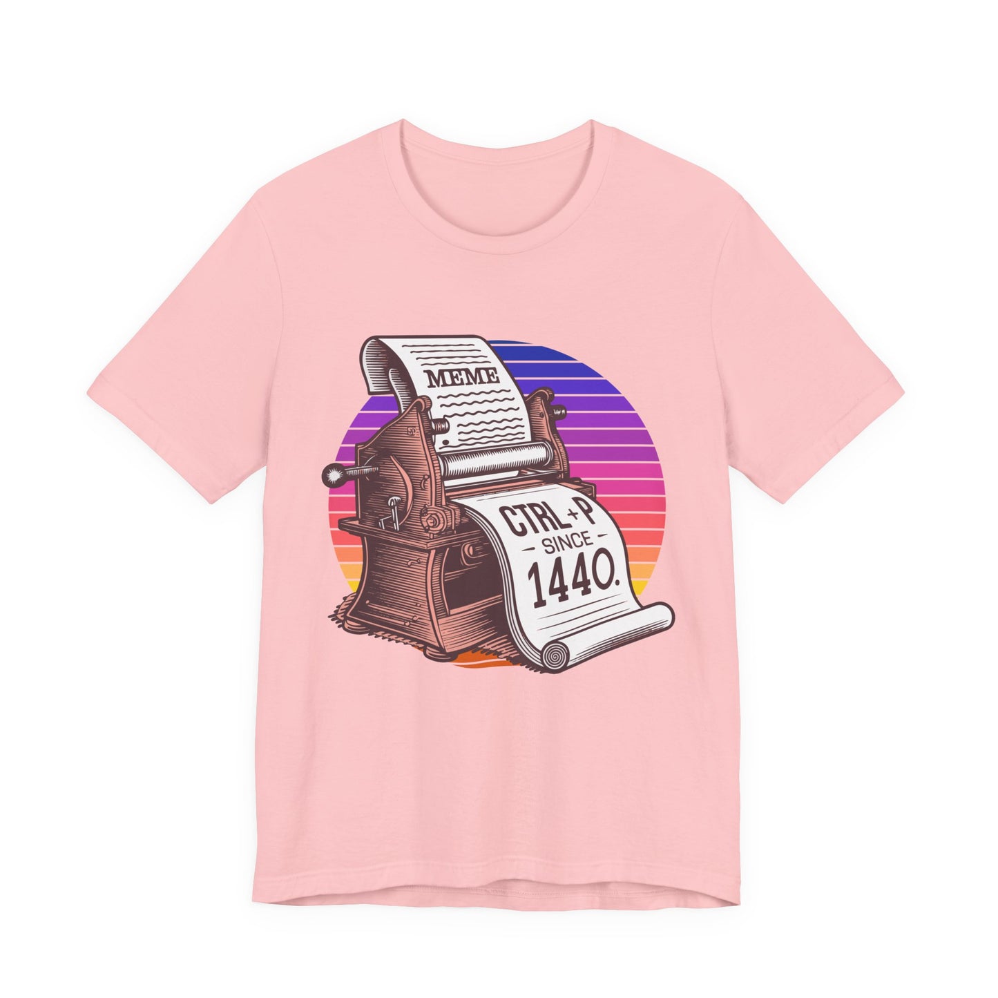 CTRL + P Since 1440 Tshirt – The Printing Press Meme Edition
