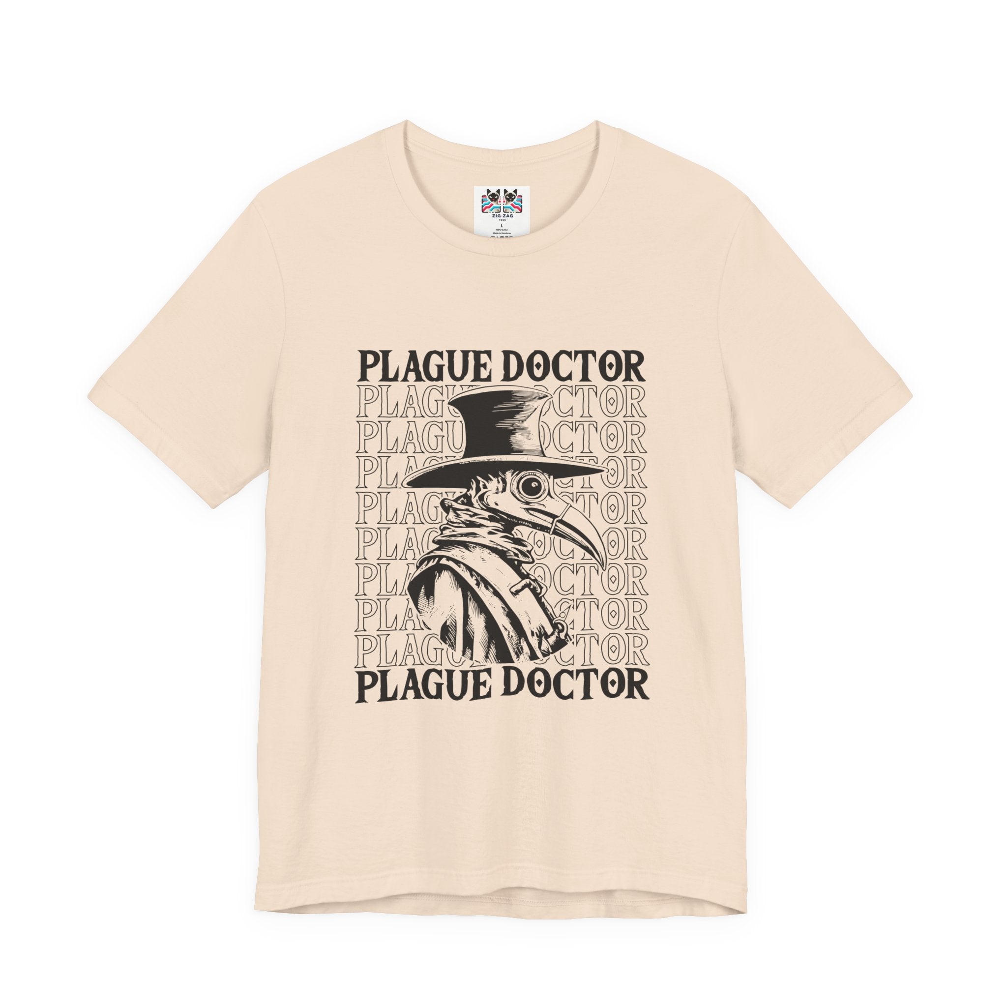 Plague Doctor Beaked Mask Rats Horror T-Shirt