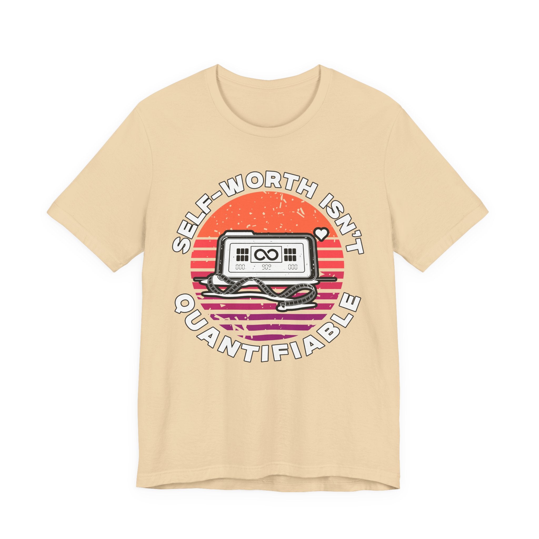 Self Worth Isn’t Quantifiable – Body Positivity Graphic T-Shirt