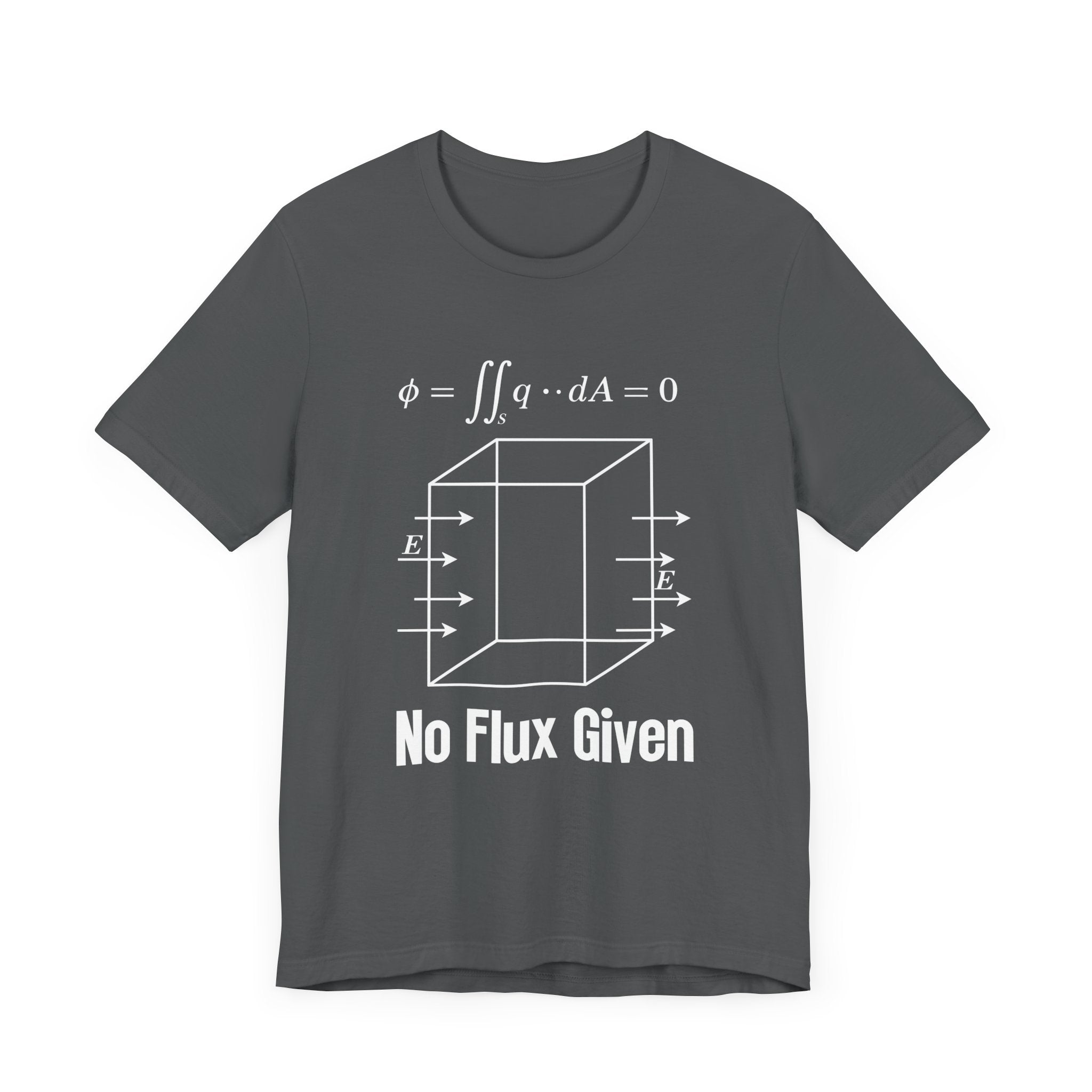 No Flux Given Science T-Shirt – Sarcastic Physics Equation Tee