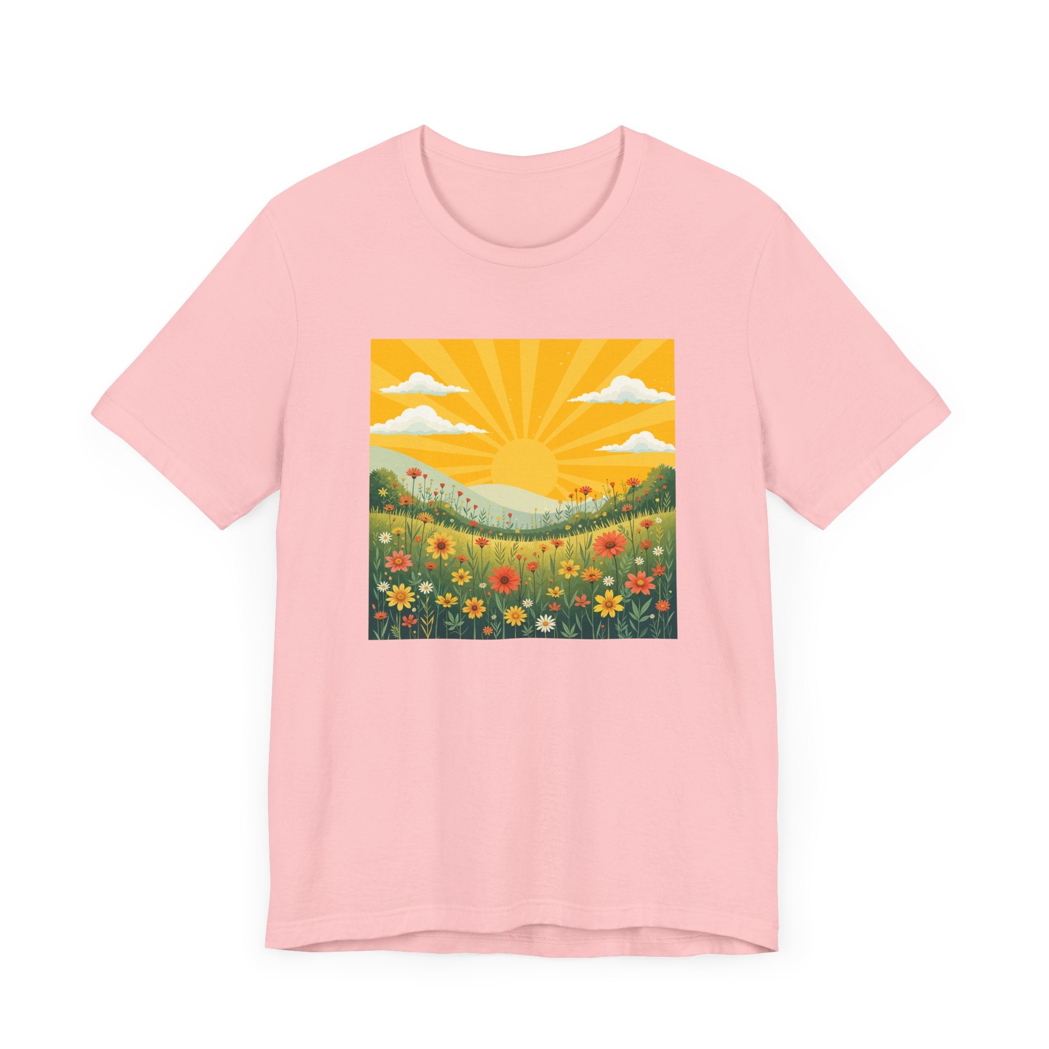 Spring in Full Bloom Tee, Seasonal Vibe Shirt, Floral Mood Top, Happy Growth Graphic Tee, Garden Lover Gift Shirt