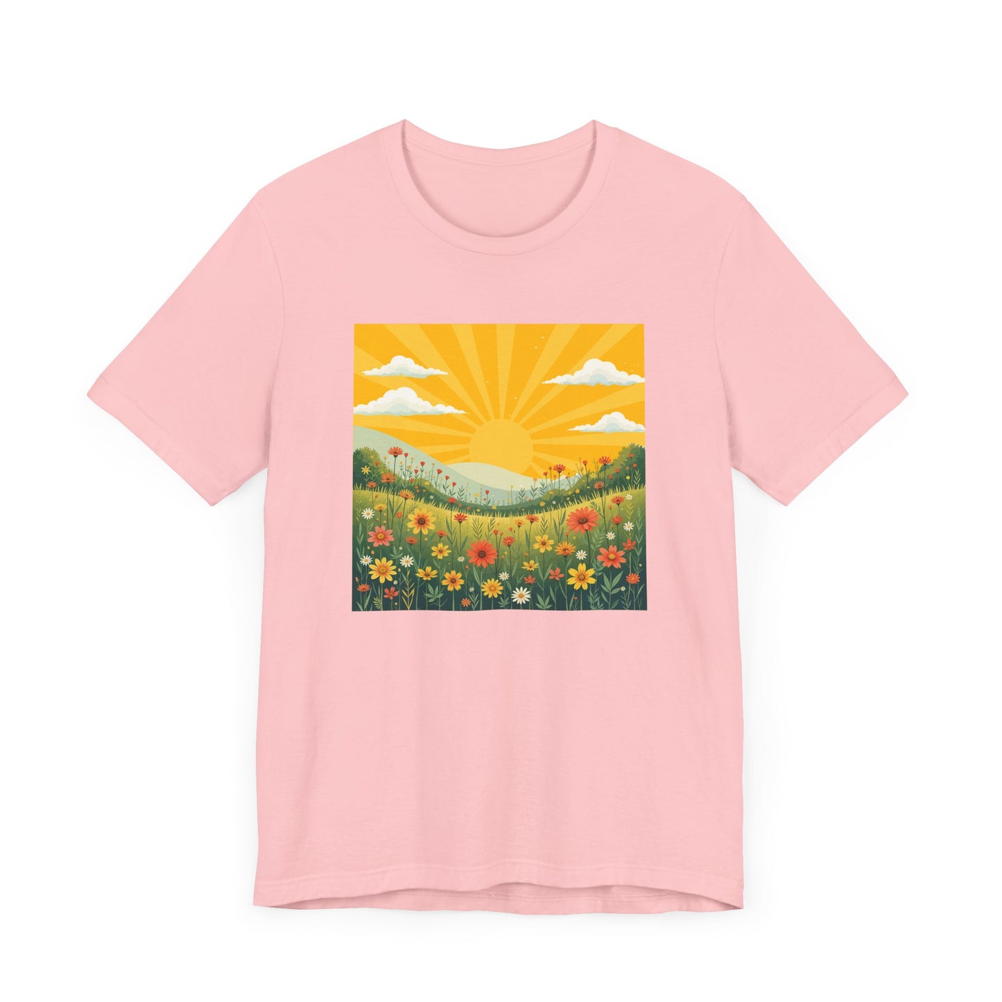 Spring in Full Bloom Tee, Seasonal Vibe Shirt, Floral Mood Top, Happy Growth Graphic Tee, Garden Lover Gift Shirt