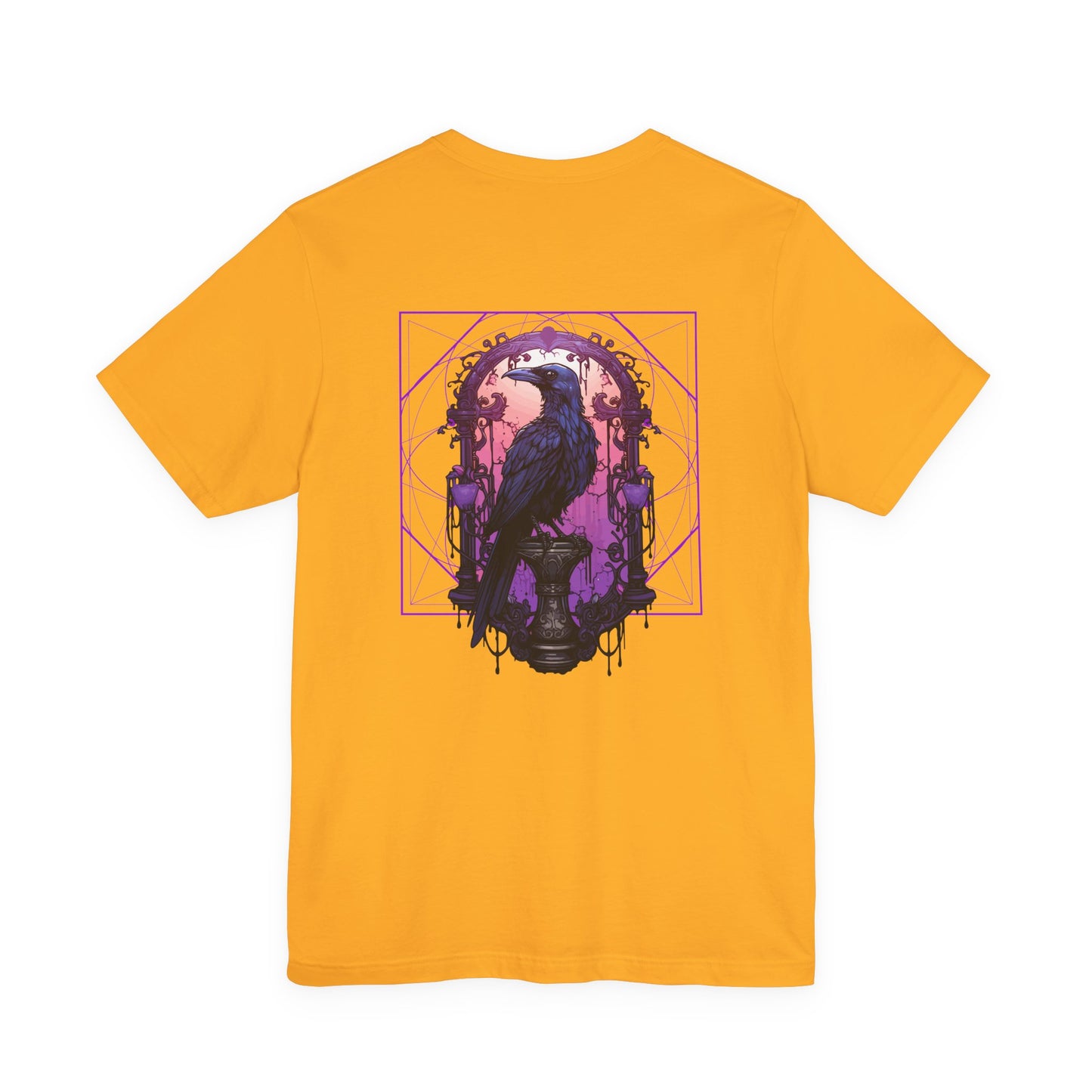 Moonlit Crow Purple Night T-Shirt