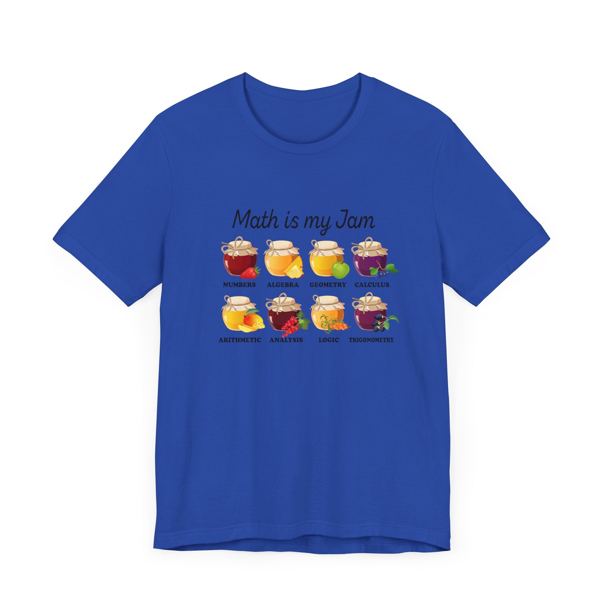 Math Is My Jam T-Shirt – Funny Math Lover Jam Jars Graphic Tee