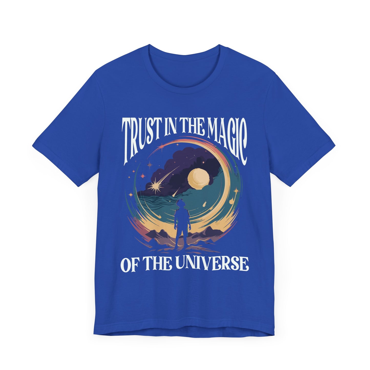 Trust in the Magic of the Universe Shirt, Manifestation Tee, Cosmic Energy T Shirt, Spiritual Growth Gift, Mystic Vibes Tee