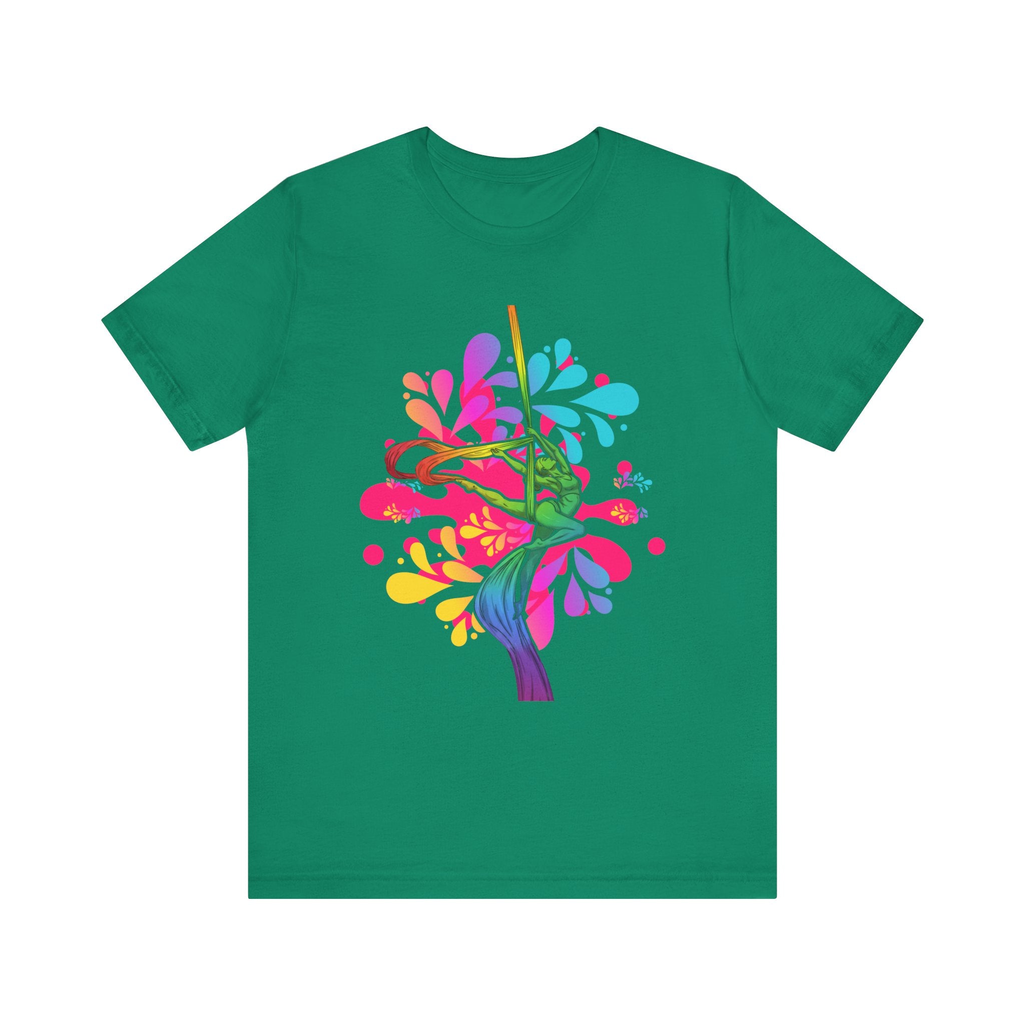 Aerialist Silks Rainbow - Colorful Circus & Dance T-Shirt