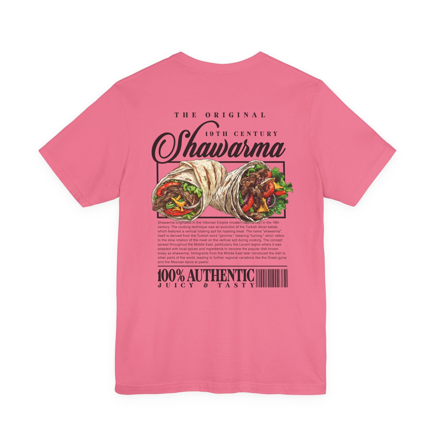 The Classic Shawarma 19th Century Tshirt – Middle Eastern Culinary Icon