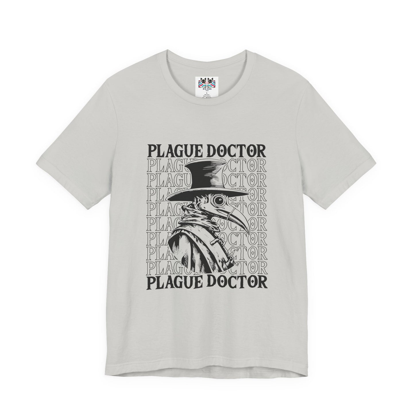 Plague Doctor Beaked Mask Rats Horror T-Shirt