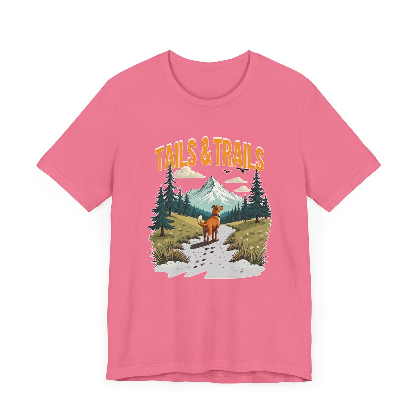 Tails and Trails Shirt Dog Walking Adventure Tee for Pet Parents Who Live for Leashes Parks Muddy Paws and the Great Outdoor Journey