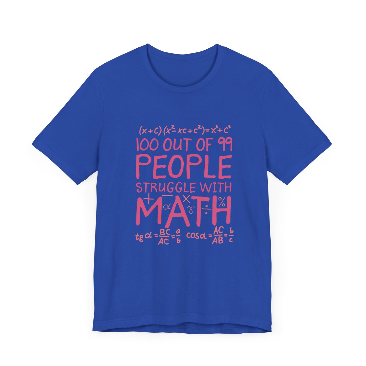 Math Struggle T-Shirt – 100 Out of 99 People Math Joke