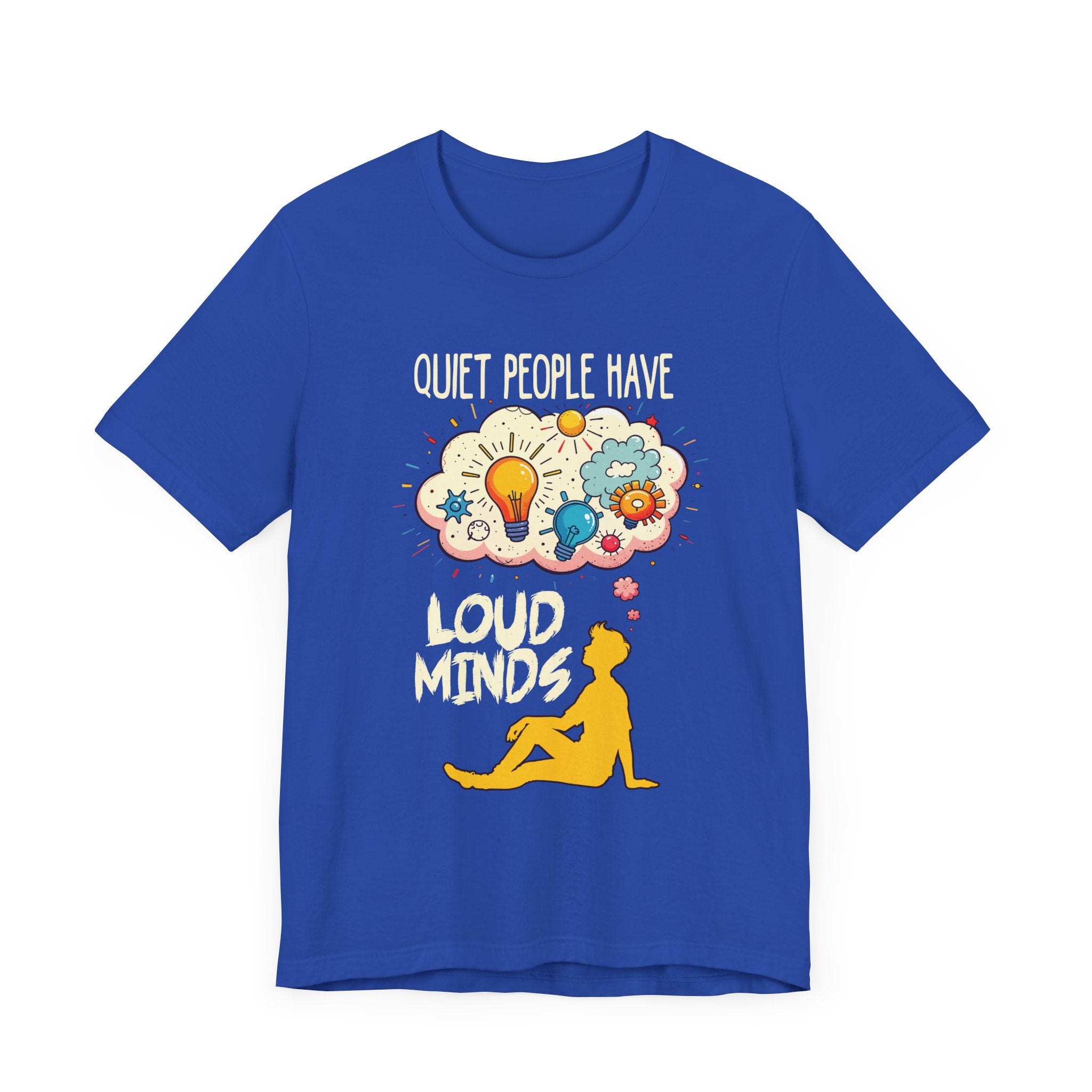 Quiet People Have Loud Minds Tee, Introvert Quote Shirt, Thoughtful Soul Graphic Tee, Depth Over Volume Top, Inner World Gift