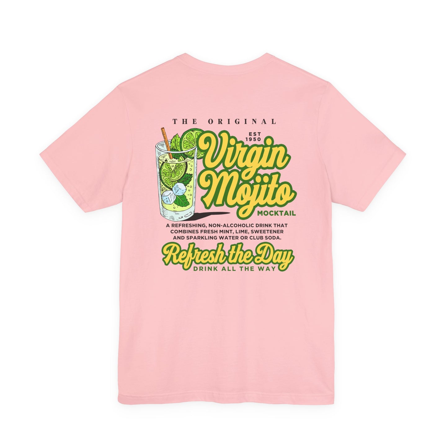 Refreshing Virgin Mojito Mocktail T-Shirt – Lime, Mint & Good Vibes