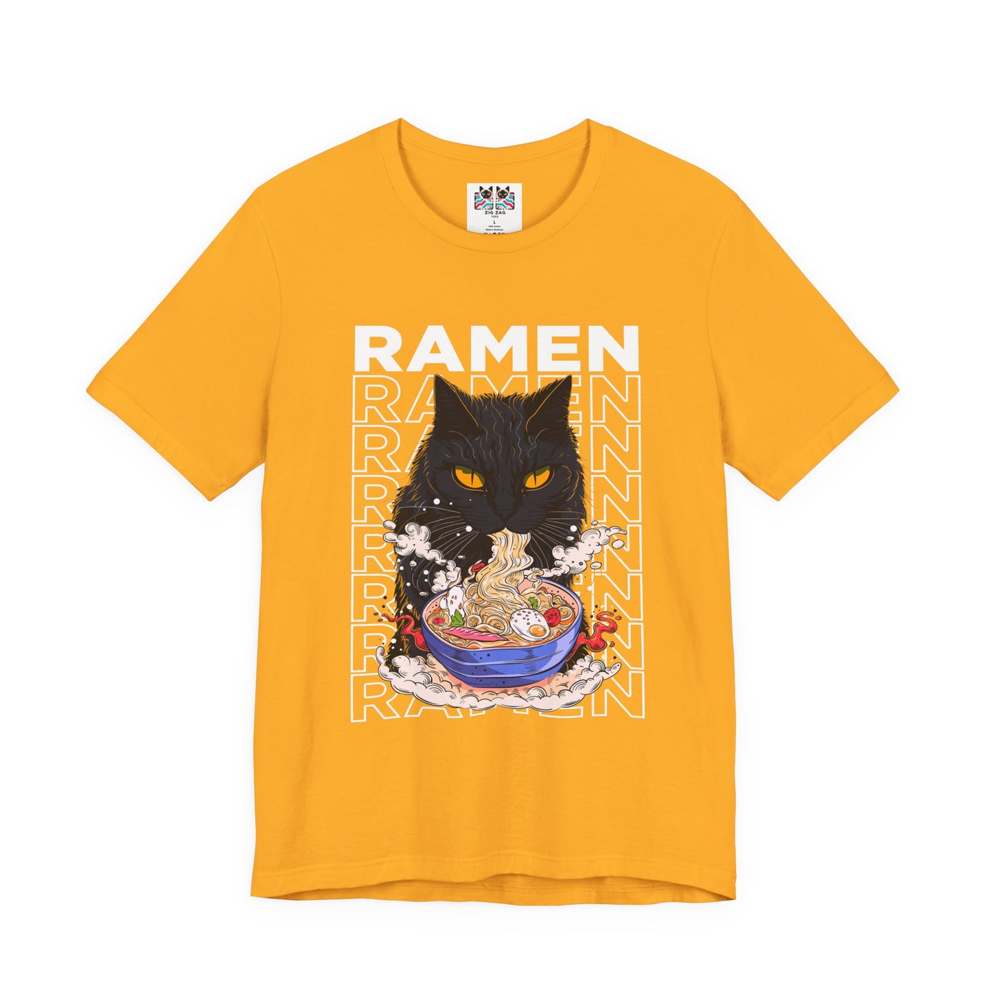 Ramen Cat Noodles Japanese Food Lover T-Shirt