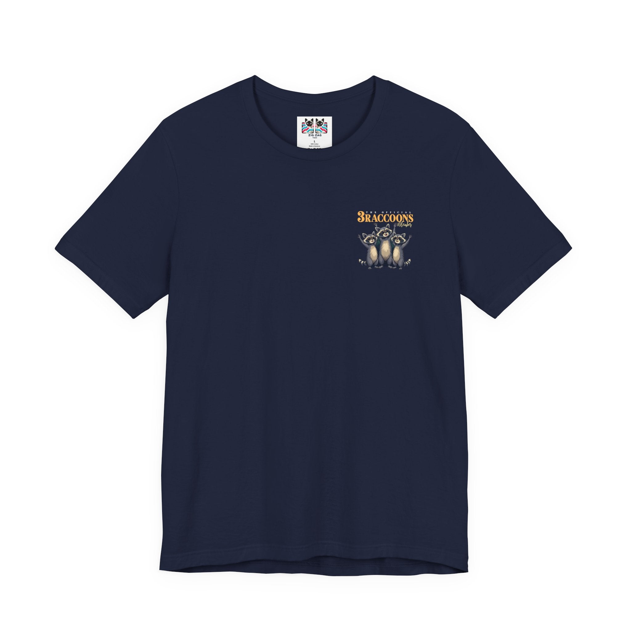 The Classic 3 Raccoon Members T-Shirt – Moonlight Racoon Adventure Graphic