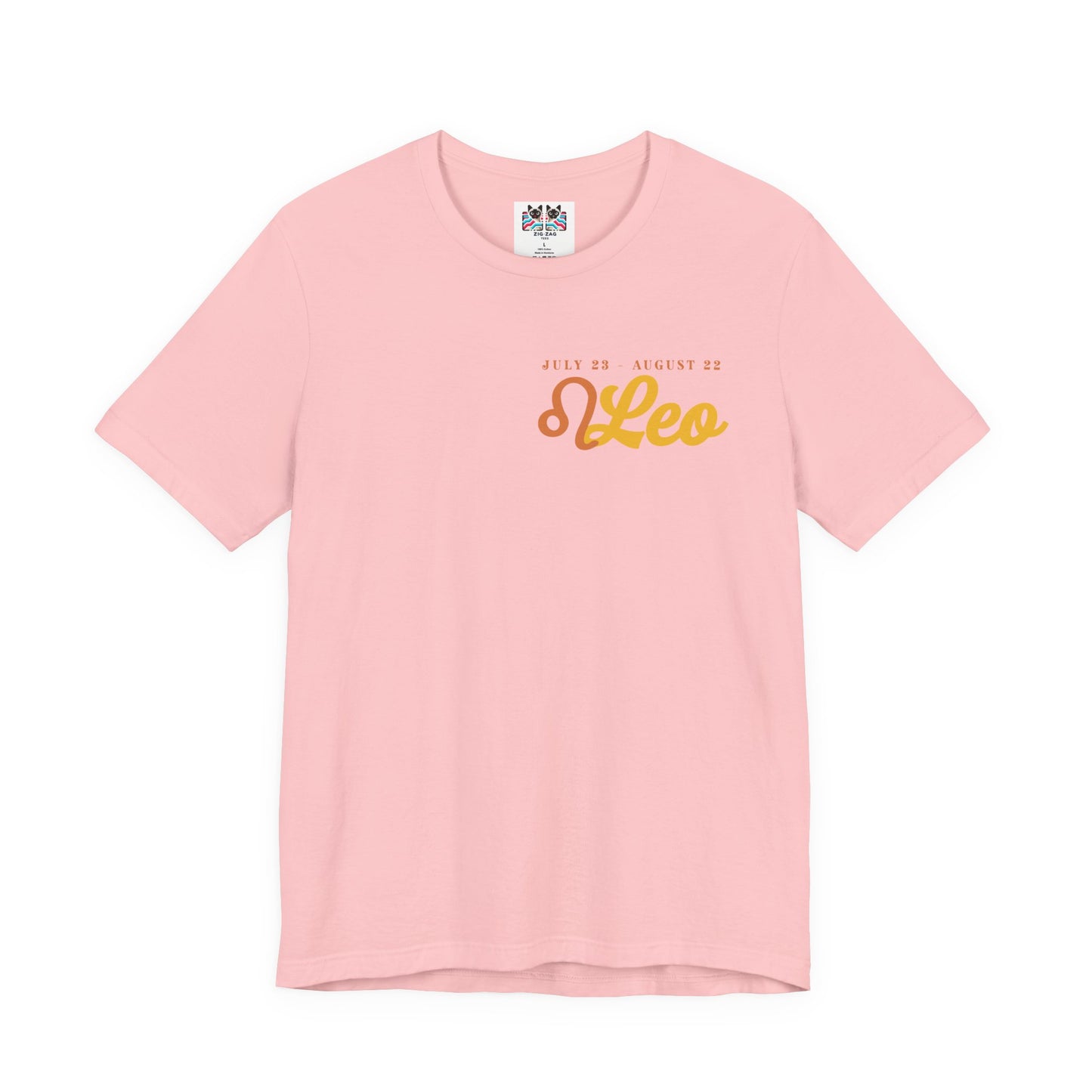 Leo Zodiac T-Shirt – Heart of the Lion, Spirit of the Sun Astrological wheel