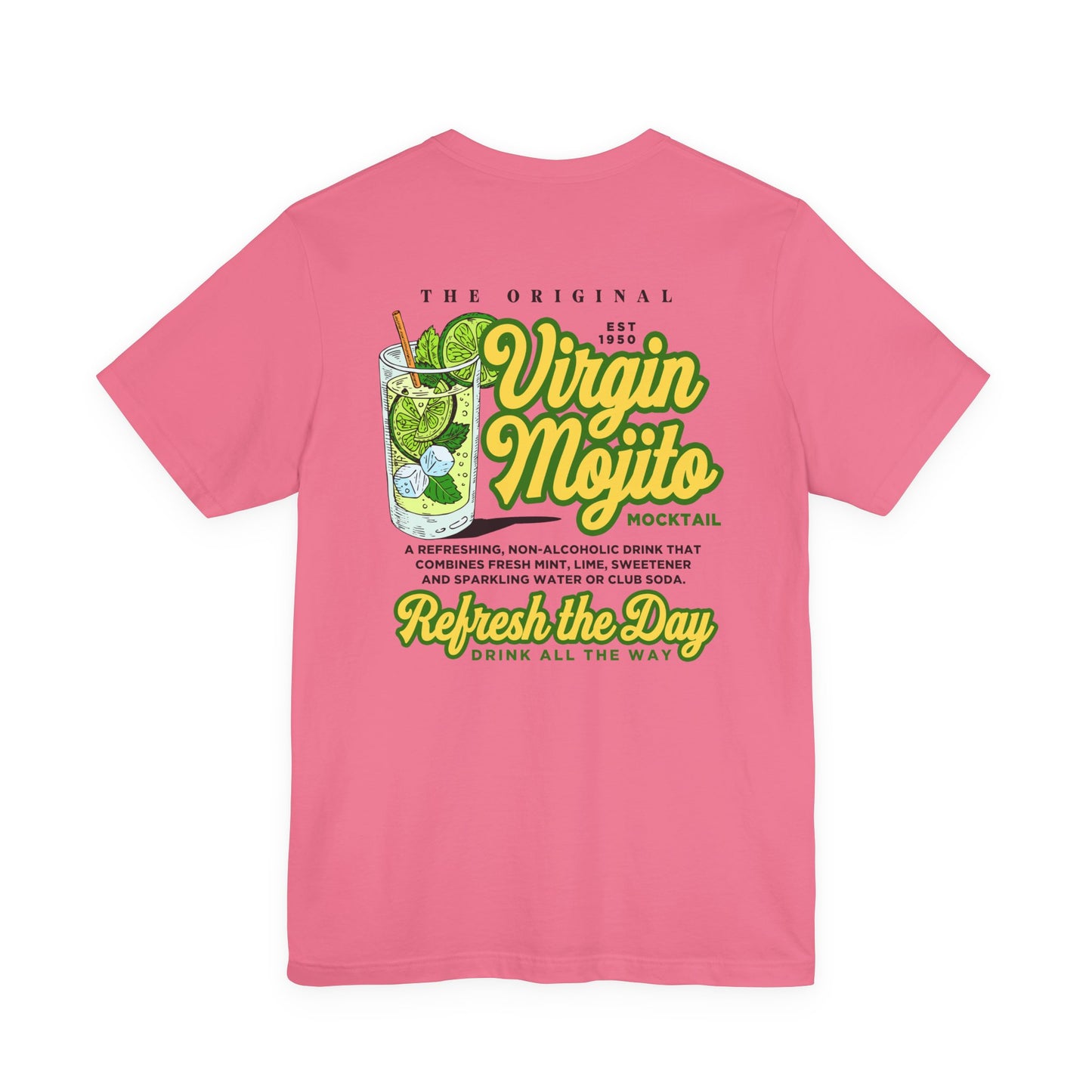Refreshing Virgin Mojito Mocktail T-Shirt – Lime, Mint & Good Vibes