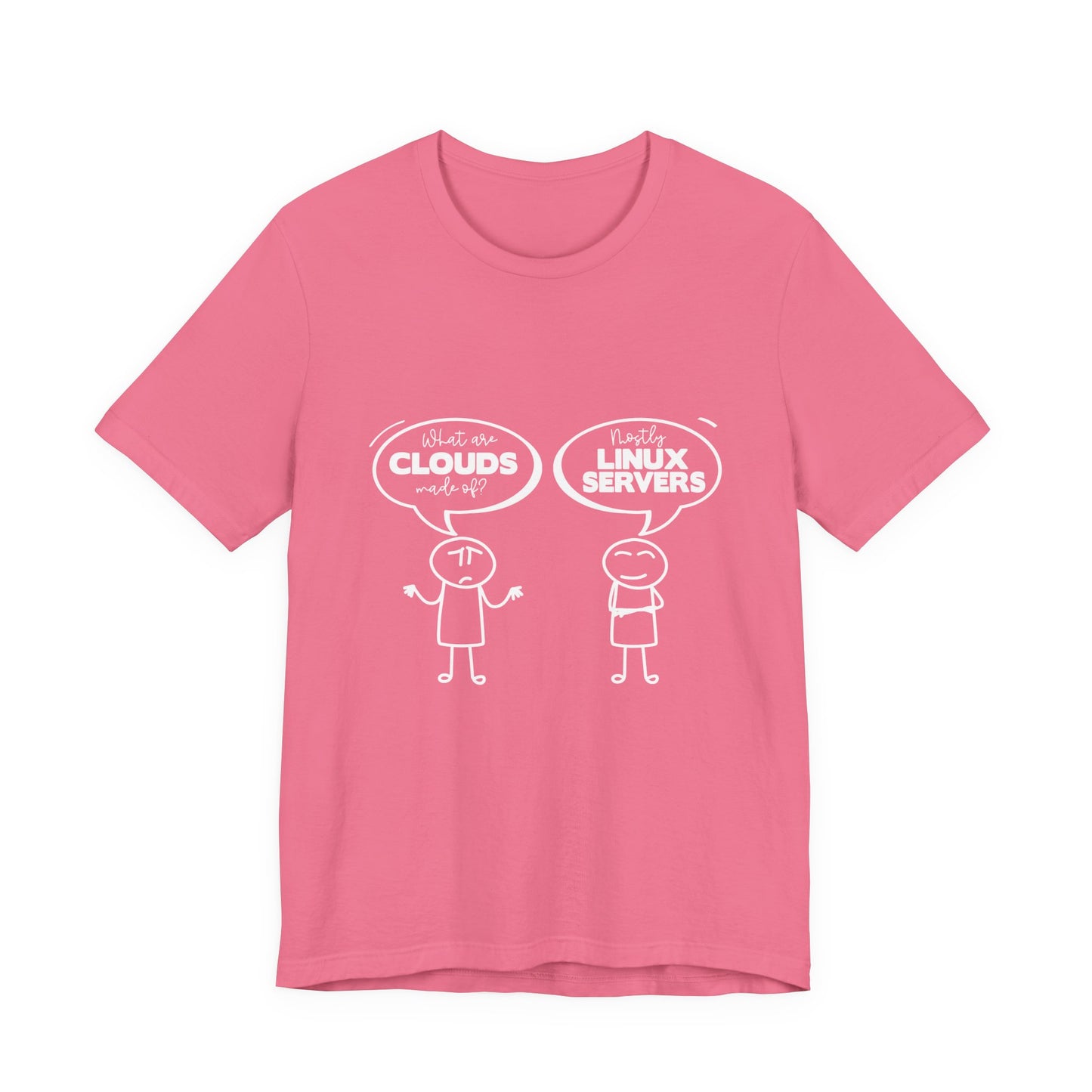 Mostly Linux Servers Funny Cloud T-Shirt