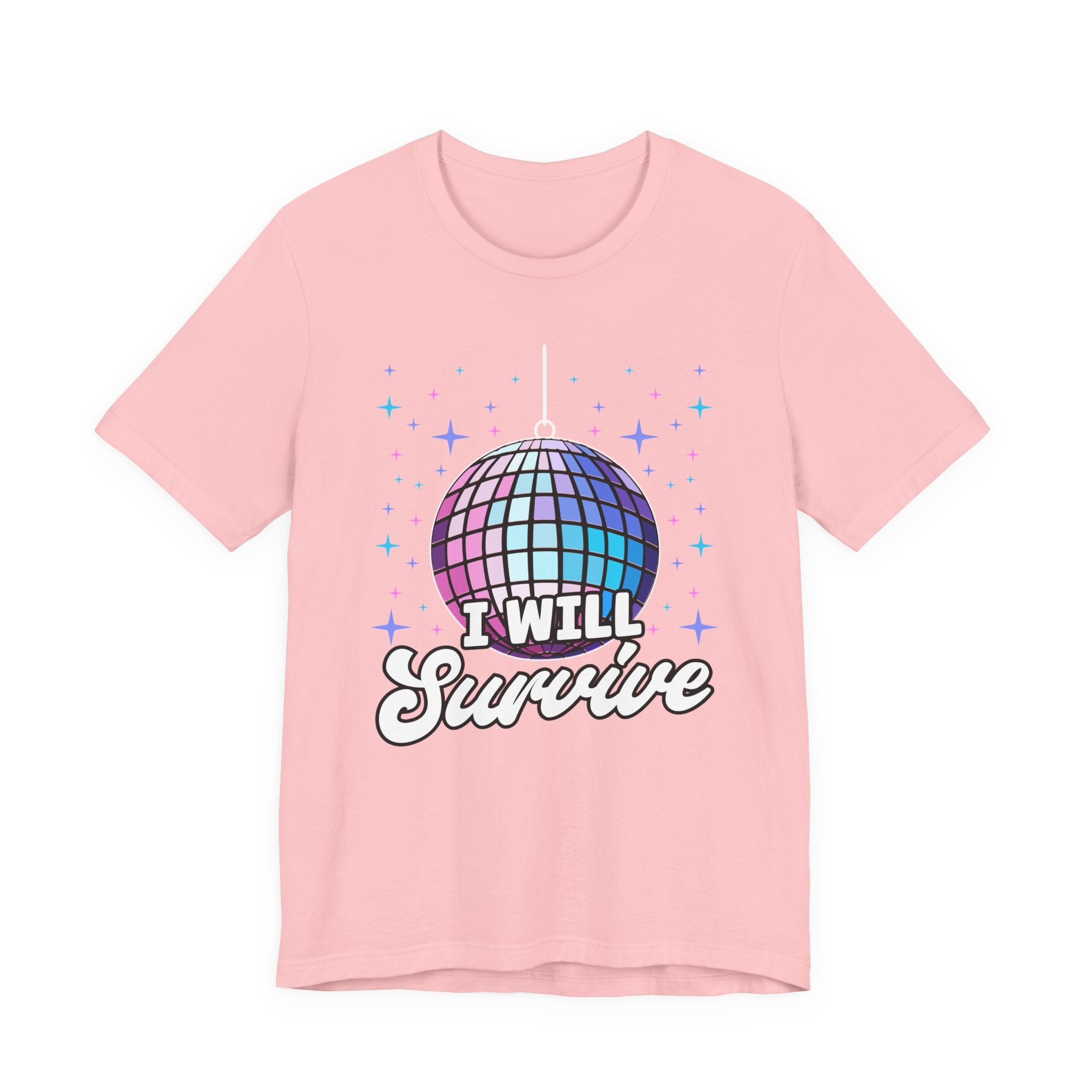 I Will Survive Disco Ball T-Shirt – Retro Party Dance Floor Graphic Tee