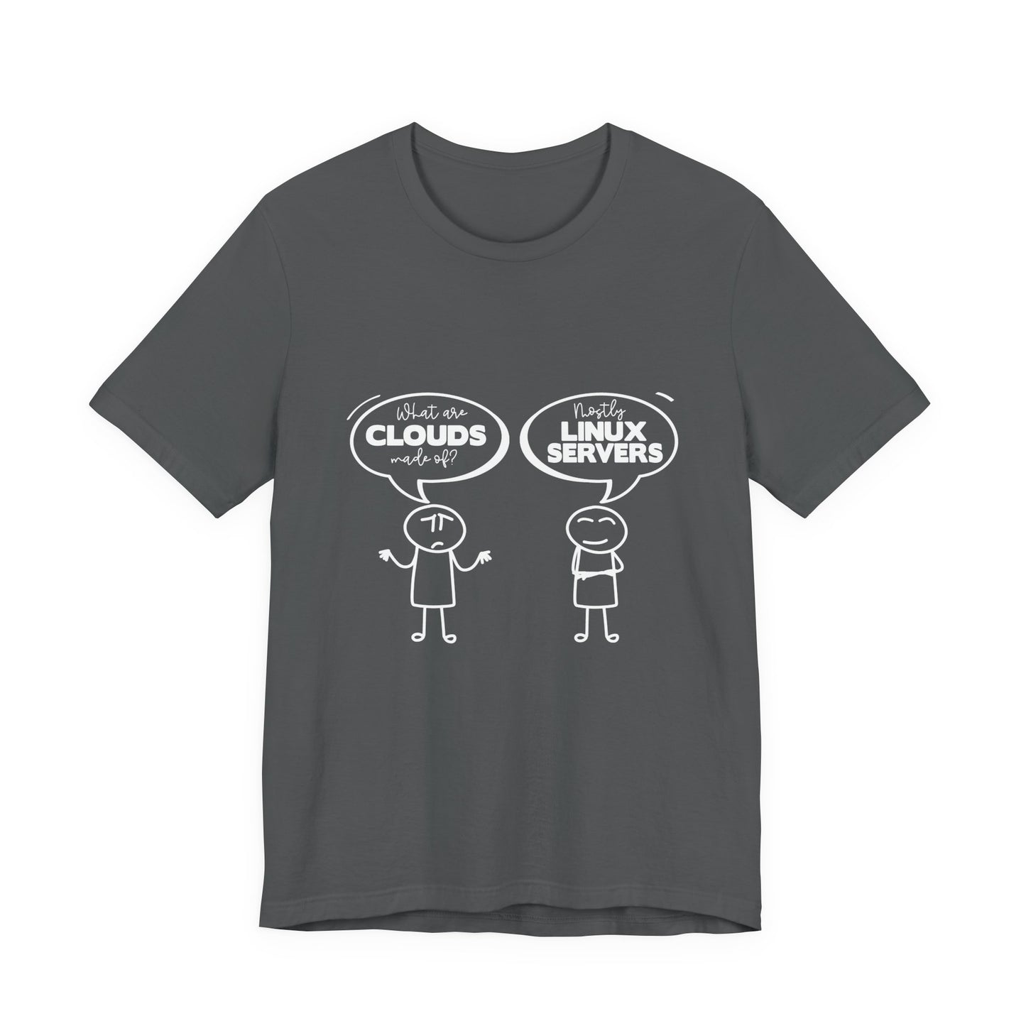 Mostly Linux Servers Funny Cloud T-Shirt
