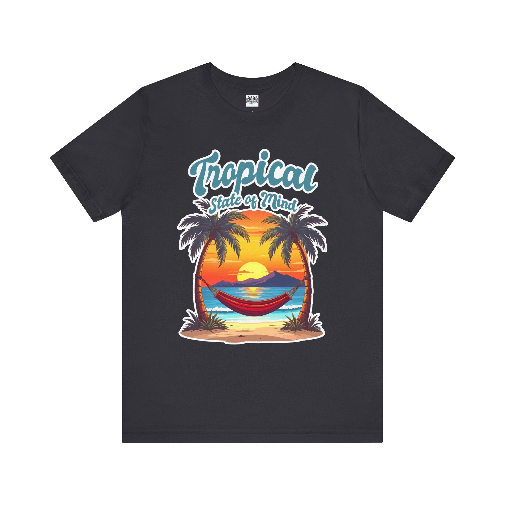 Tropical State of Mind Sunset Hammock Beach T-Shirt