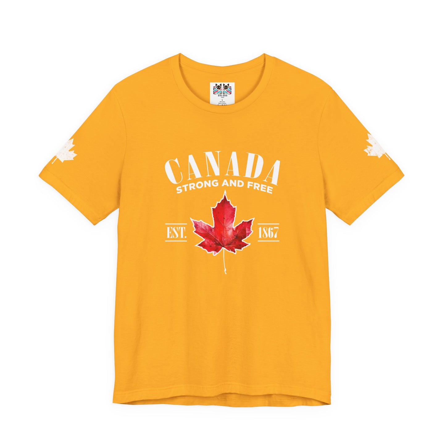 Canada Strong and Free True Maple Heritage [English Only] T-Shirt
