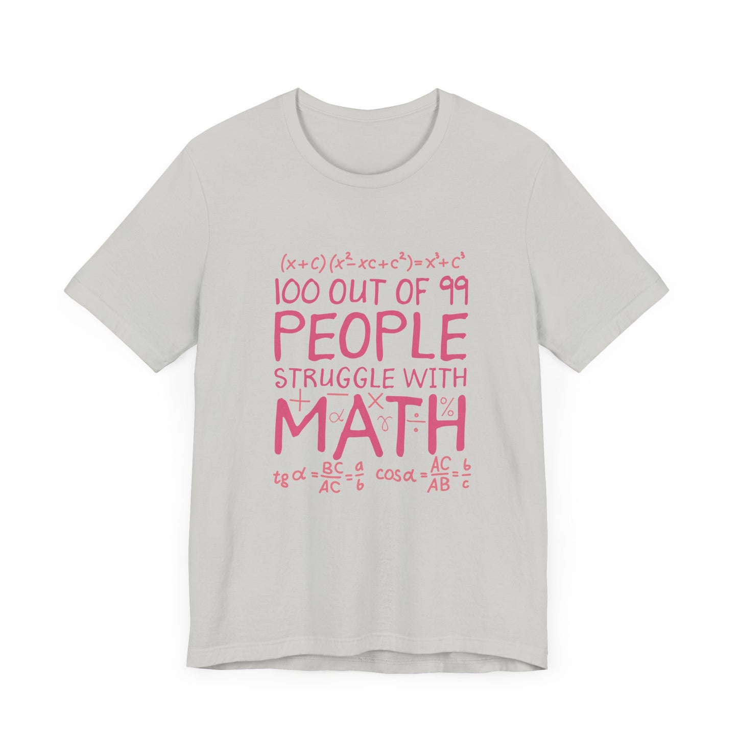 Math Struggle T-Shirt – 100 Out of 99 People Math Joke