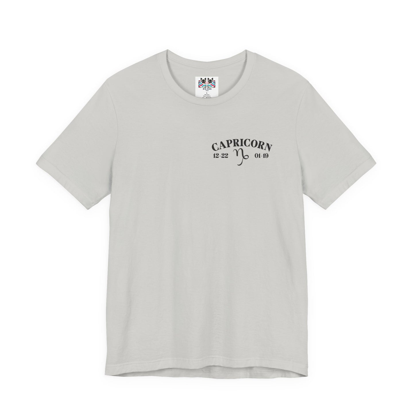 Capricorn Constellation & Floral Zodiac T-Shirt – December 22 to January 19
