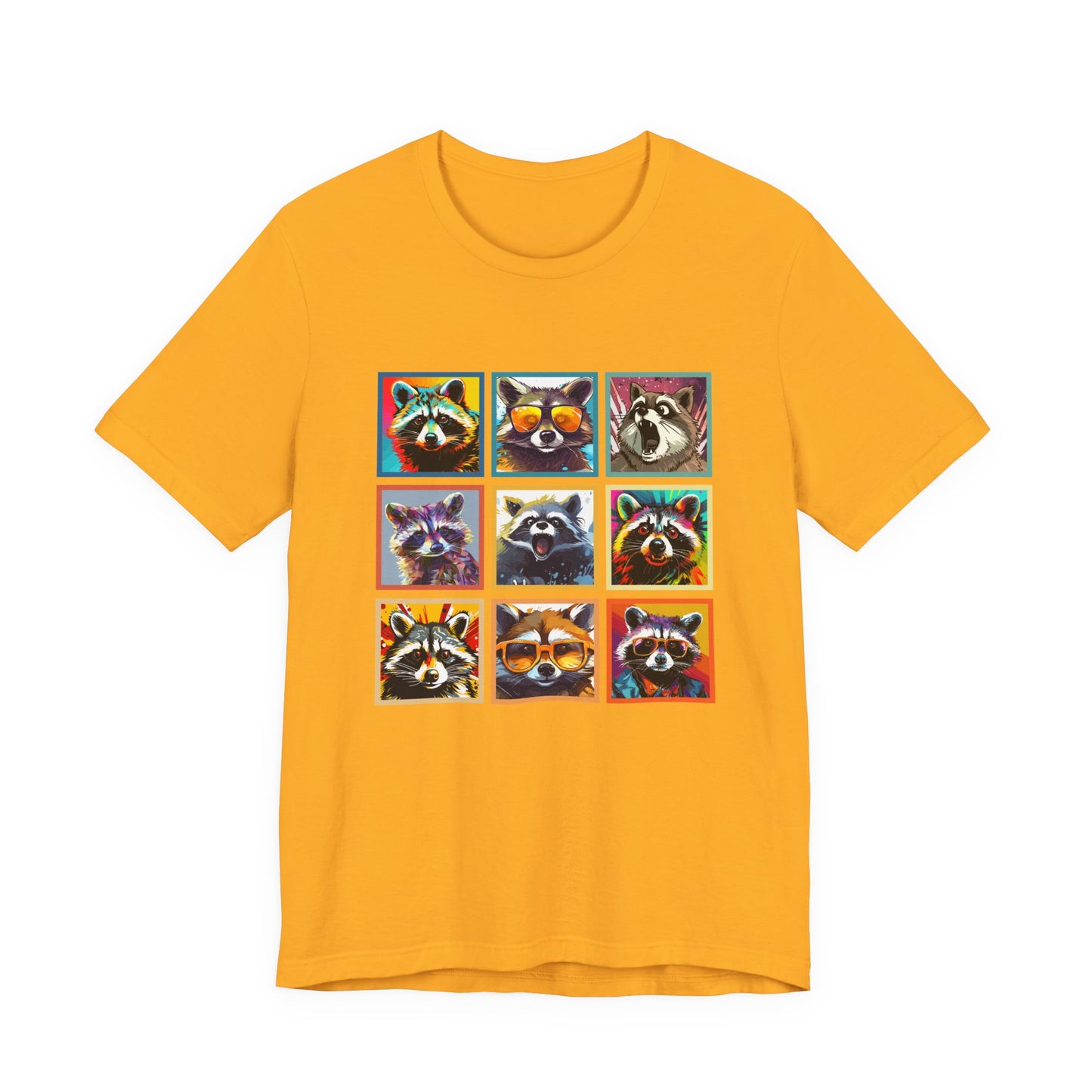 Cool Raccoons Pop Art Tshirt – Nine Funky Bandits