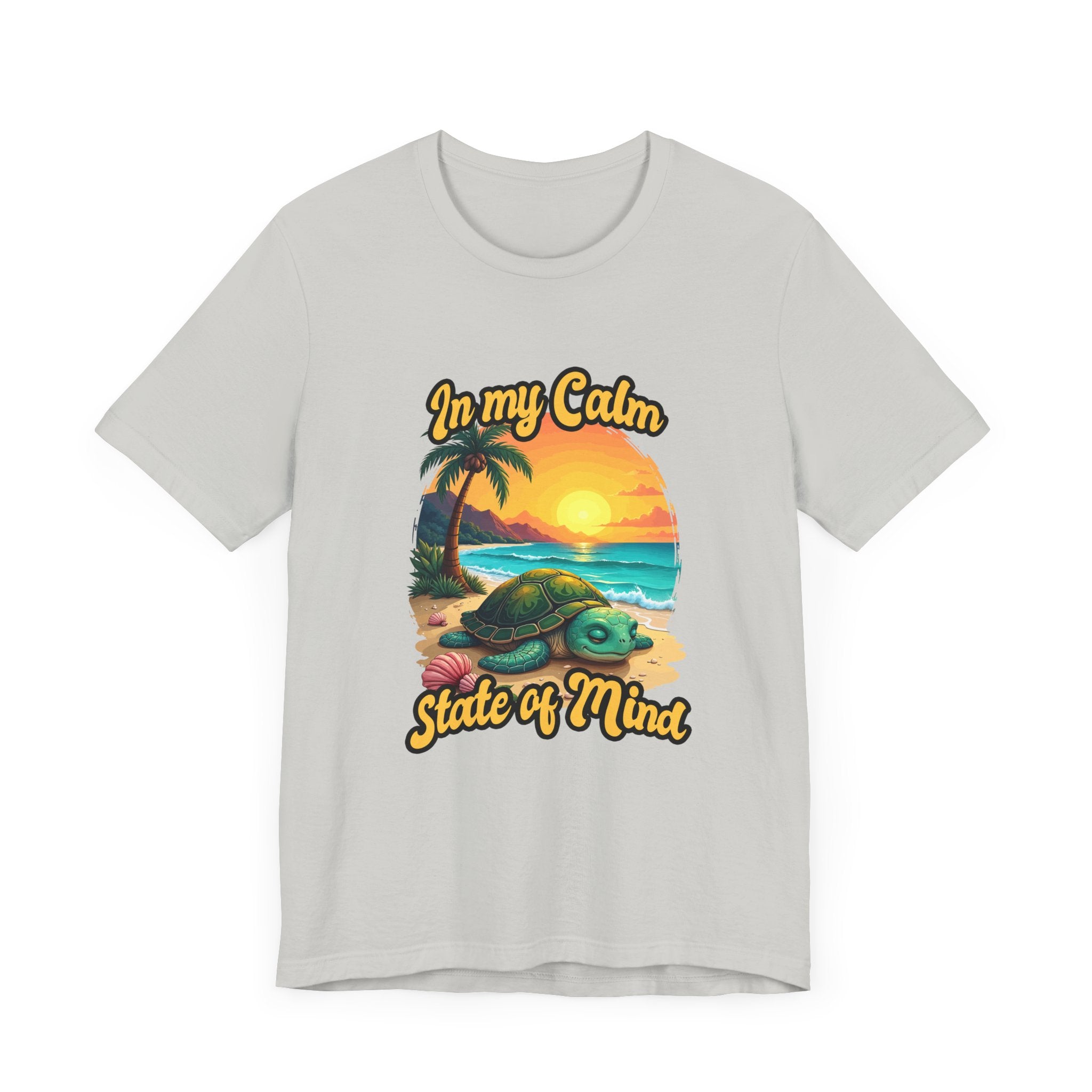 In My Calm State of Mind – Peaceful Tortoise Beach Sunset Graphic T-Shirt