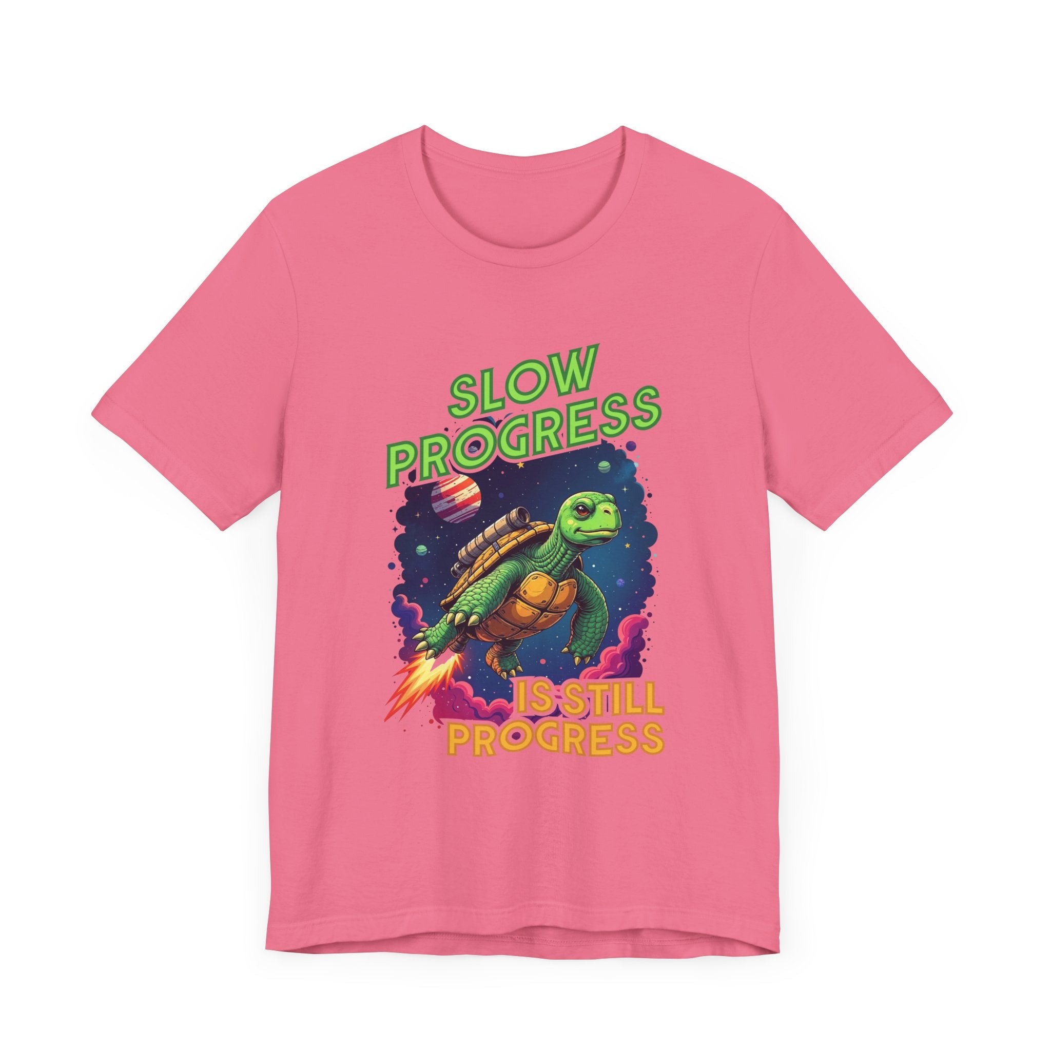 Slow Progress Is Still Progress Motivational Turtle T-Shirt