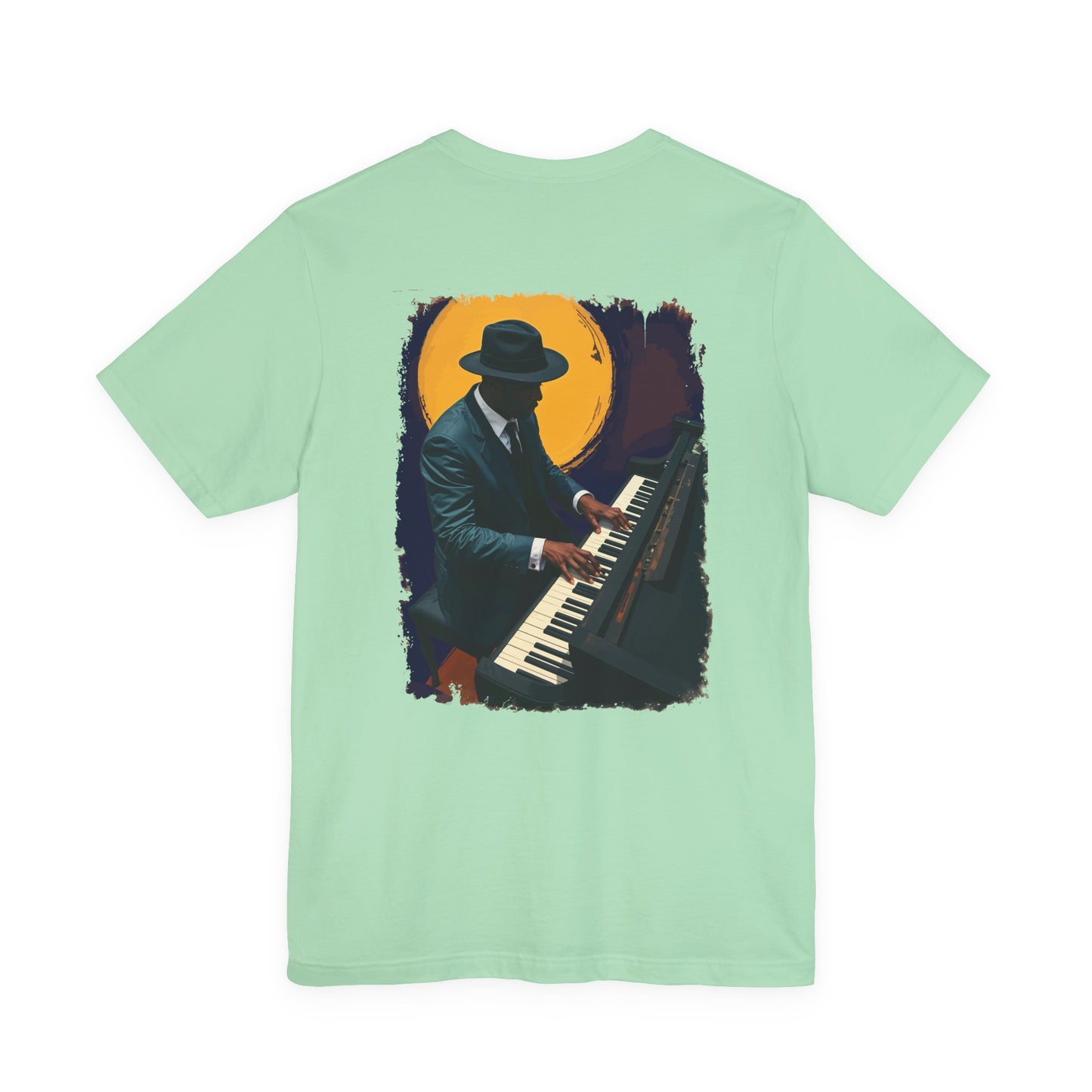 Grand Piano Keys of the Heart T-Shirt – Musician Artistic Graphic