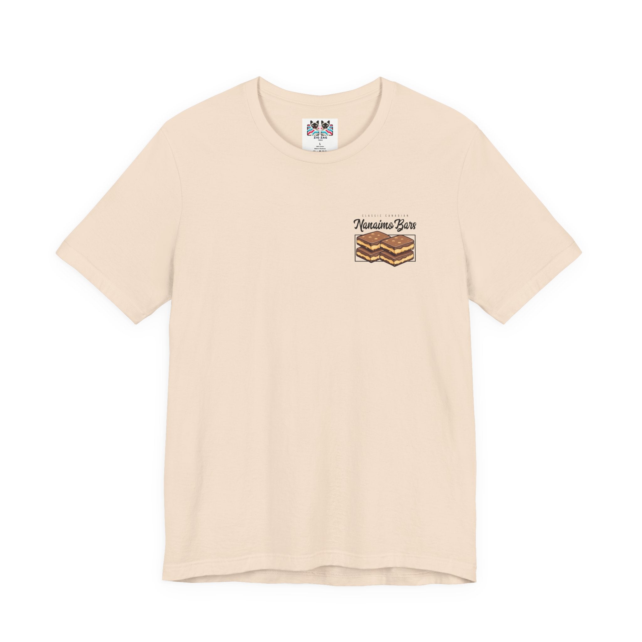Classic Canadian Nanaimo Bars T-Shirt – Featuring Iconic Dessert & Ingredient Graphic